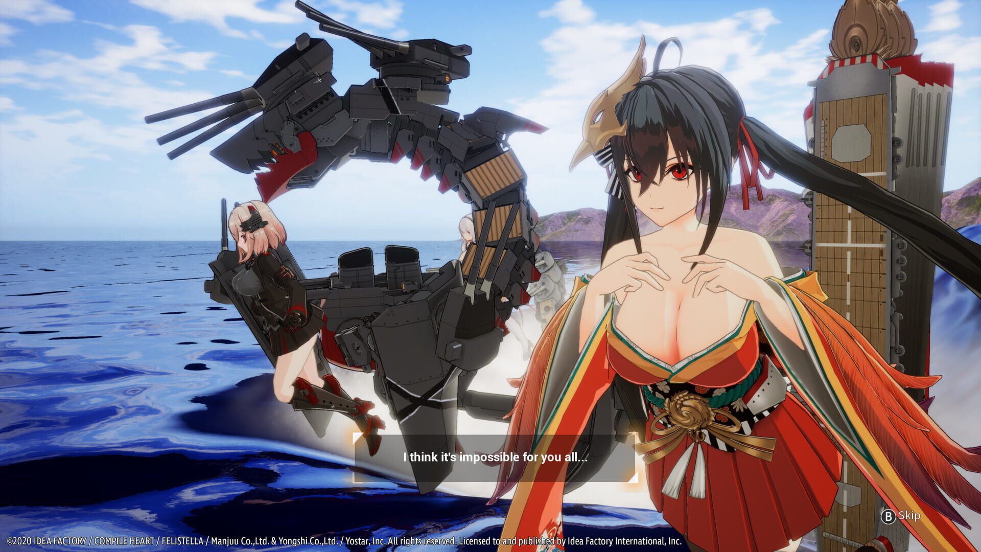 Screenshot for Azur Lane: Crosswave - Taihou