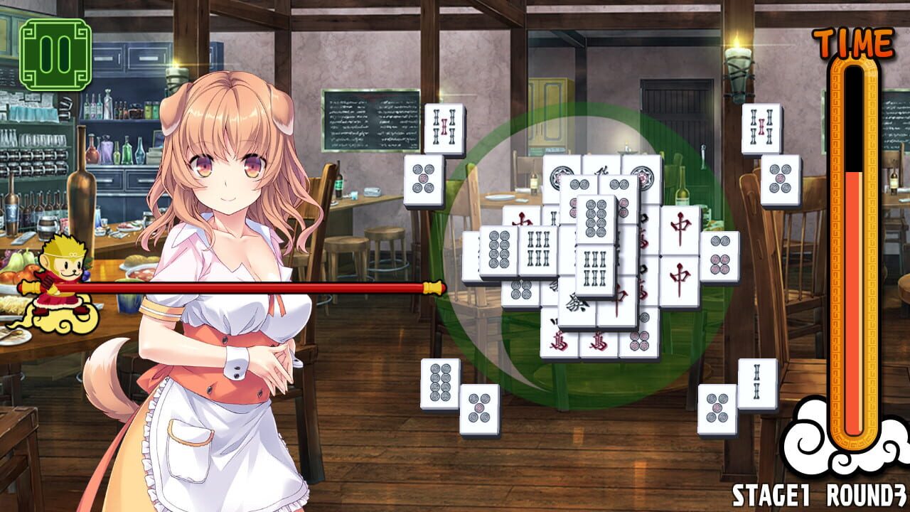 Screenshot for Pretty Girls Mahjong Solitaire: Green