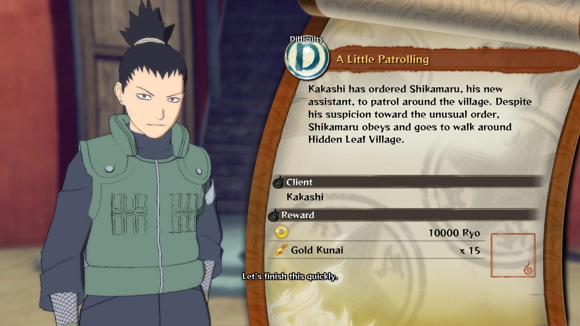 Screenshot for Naruto Shippuden: Ultimate Ninja Storm 4 - Shikamaru's Tale Extra Scenario