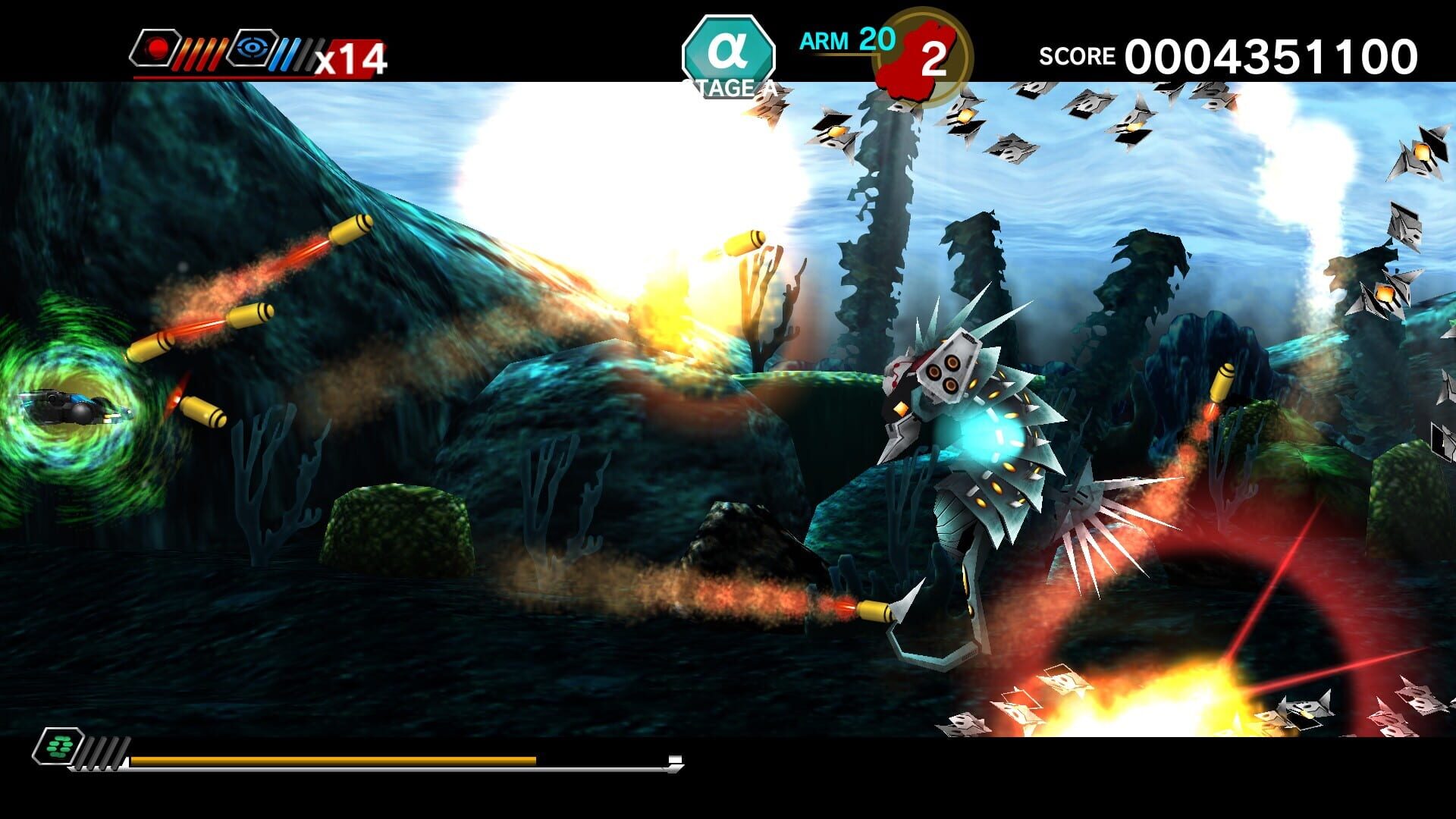 Screenshot for Dariusburst: Chronicle Saviours - Night Striker