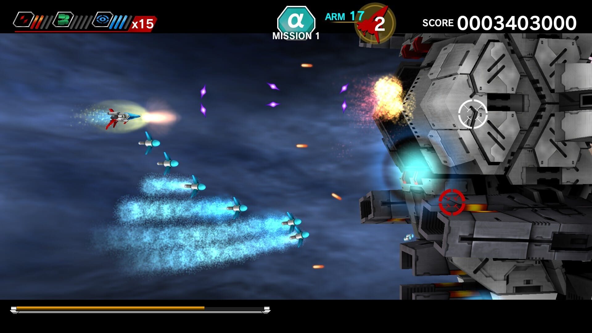 Screenshot for Dariusburst: Chronicle Saviours - Galaxy Force II