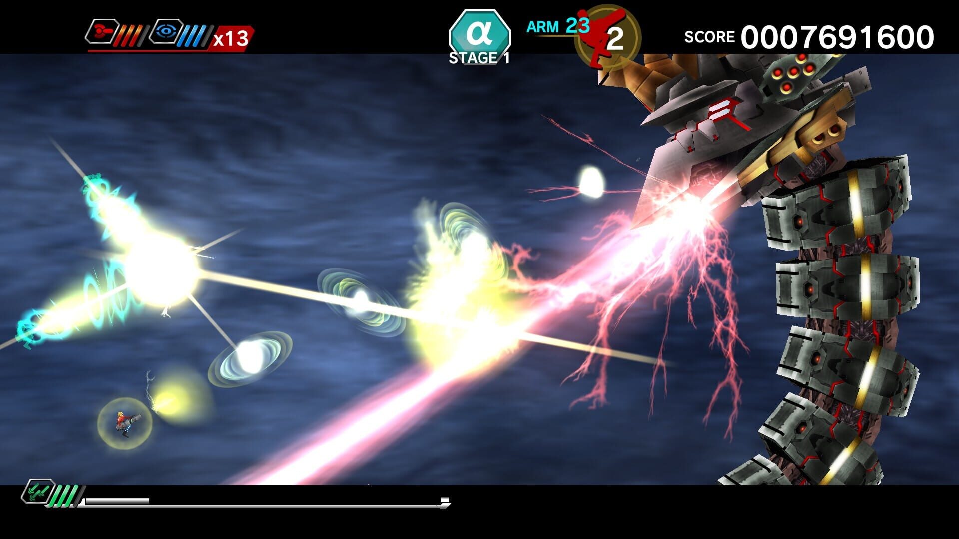 Screenshot for Dariusburst: Chronicle Saviours - Space Harrier