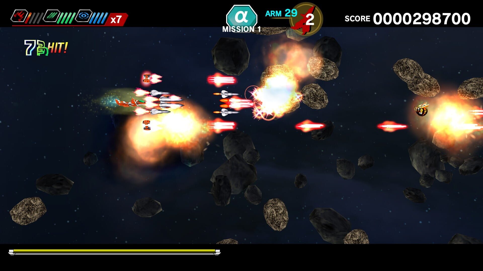 Screenshot for Dariusburst: Chronicle Saviours - DoDonPachi Resurrection