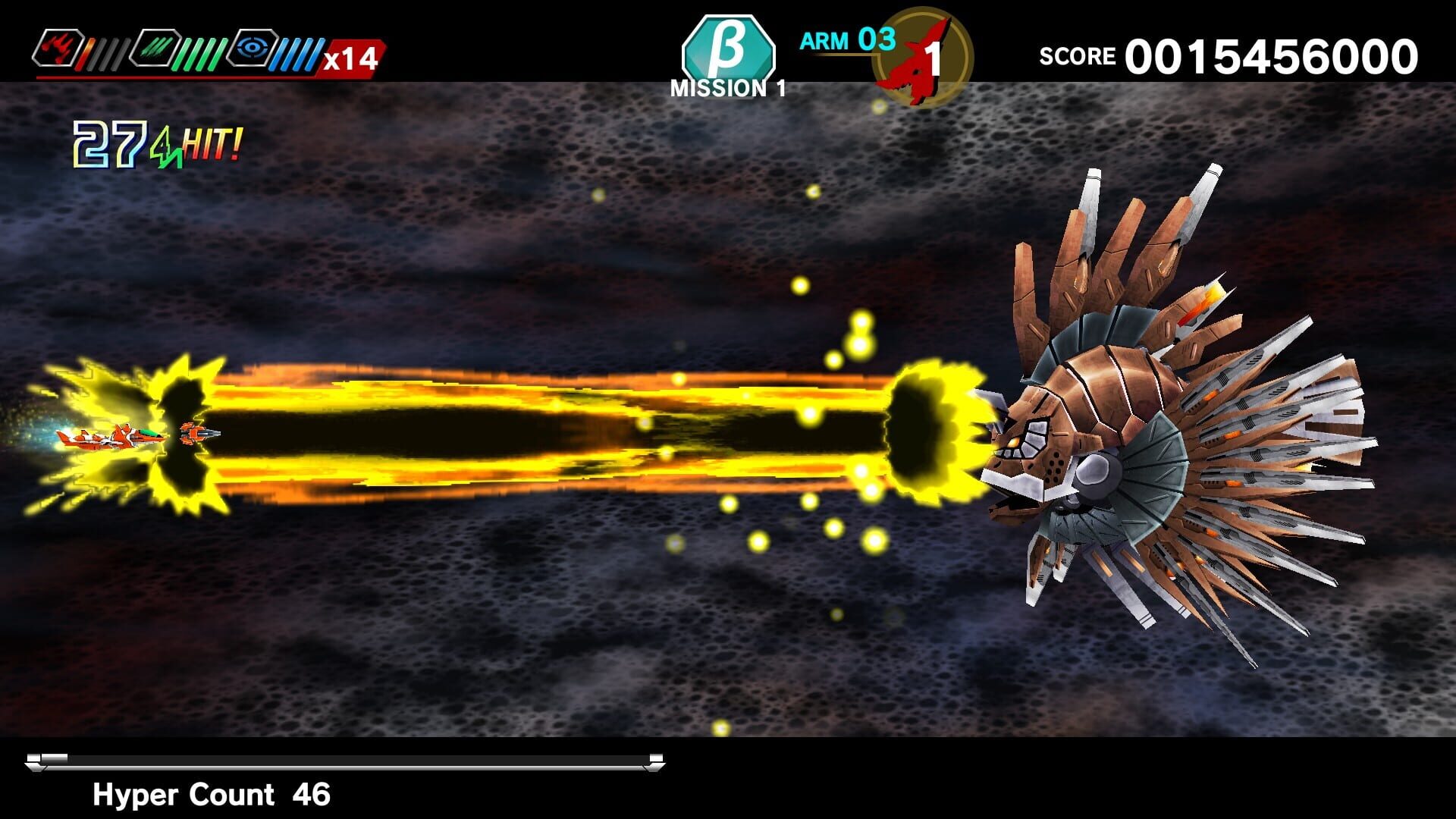 Screenshot for Dariusburst: Chronicle Saviours - DoDonPachi Resurrection