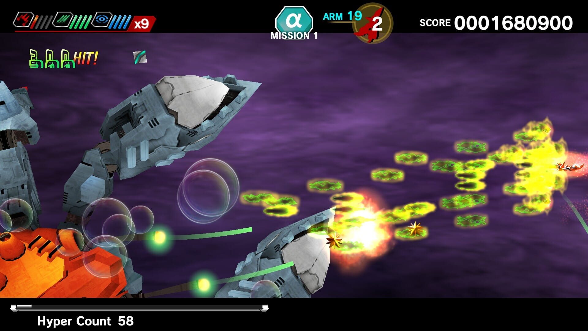 Screenshot for Dariusburst: Chronicle Saviours - DoDonPachi Resurrection