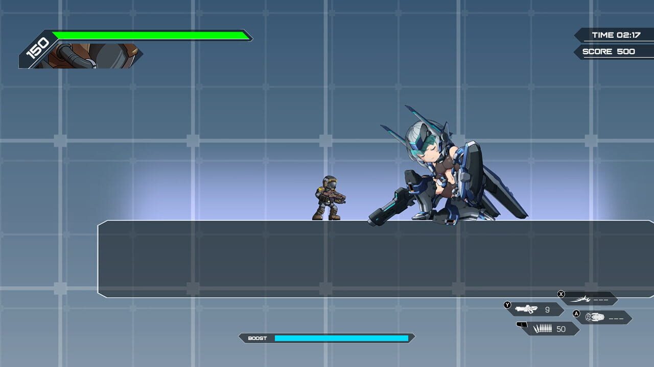 Screenshot for Hardcore Mecha: Thunderbolt Otome