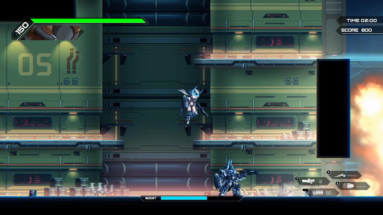 Screenshot for Hardcore Mecha: Thunderbolt Otome