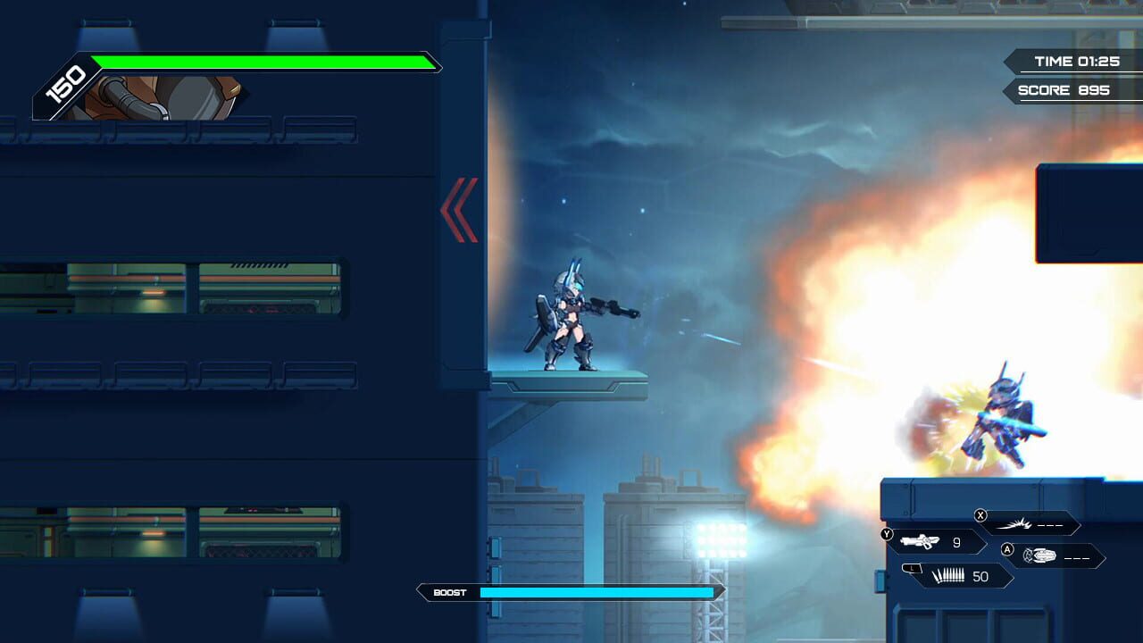Screenshot for Hardcore Mecha: Thunderbolt Otome