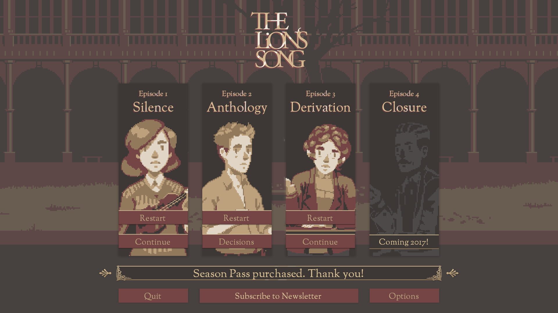 Screenshot for The Lion's Song: Episode 3 - Derivation