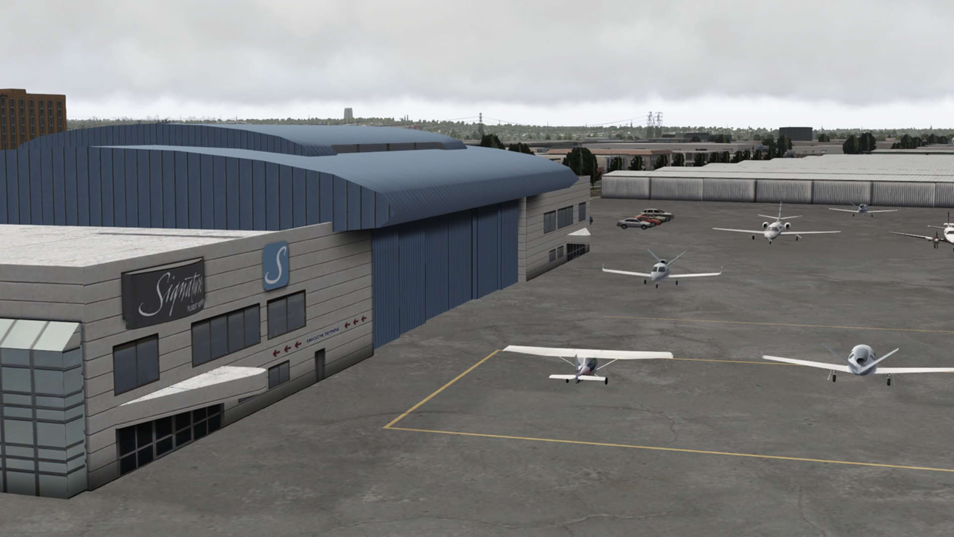 Screenshot for X-Plane 11: Skyline Simulations - KSNA: John Wayne International