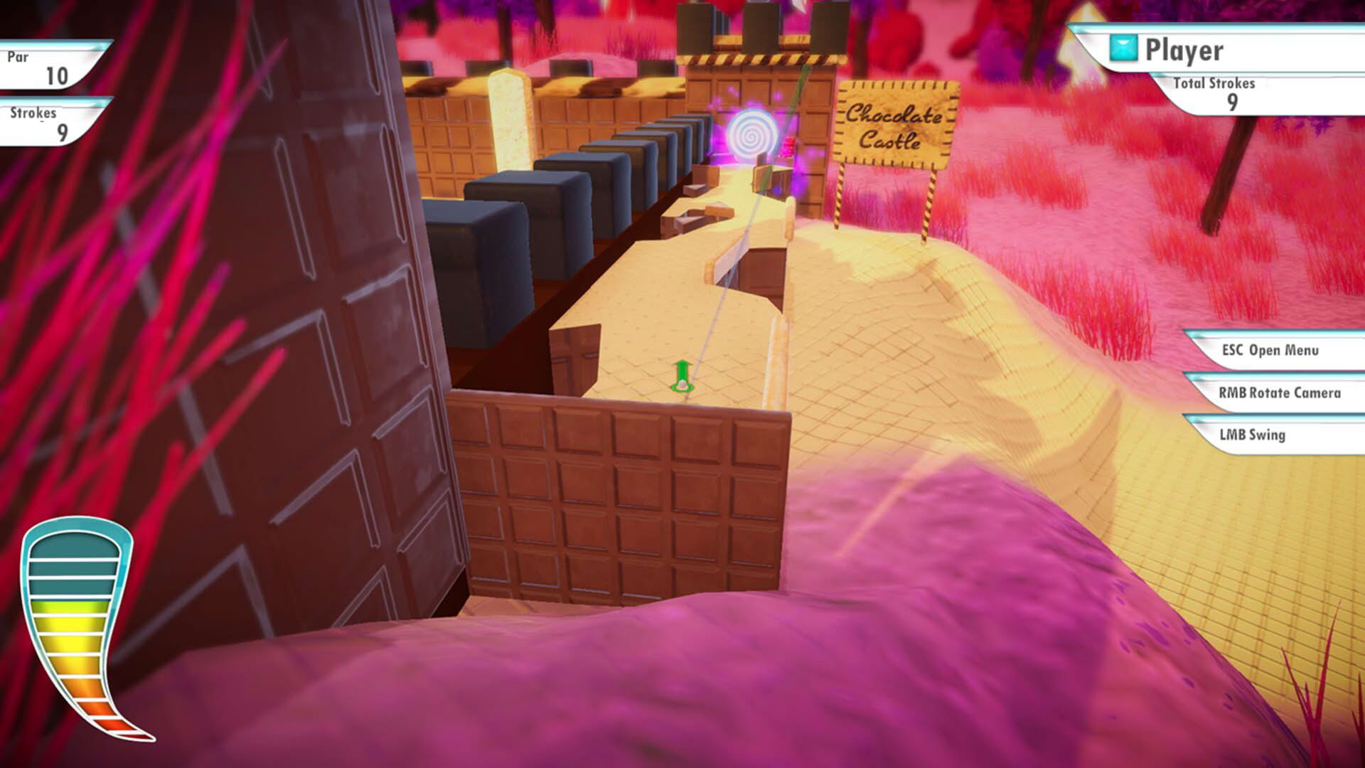 Screenshot for 3D MiniGolf: Candy Shop