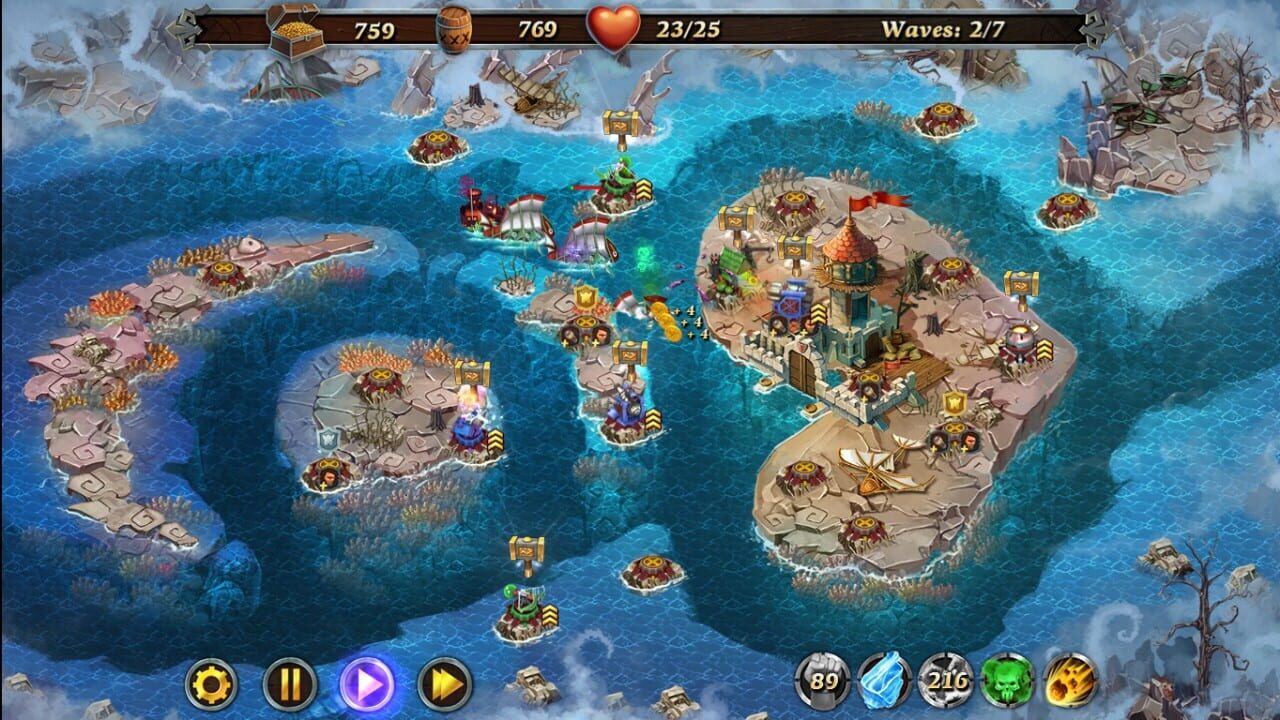 Screenshot for Fort Defense: Bermuda Triangle