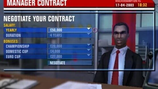 Screenshot for Premier Manager 2003-04