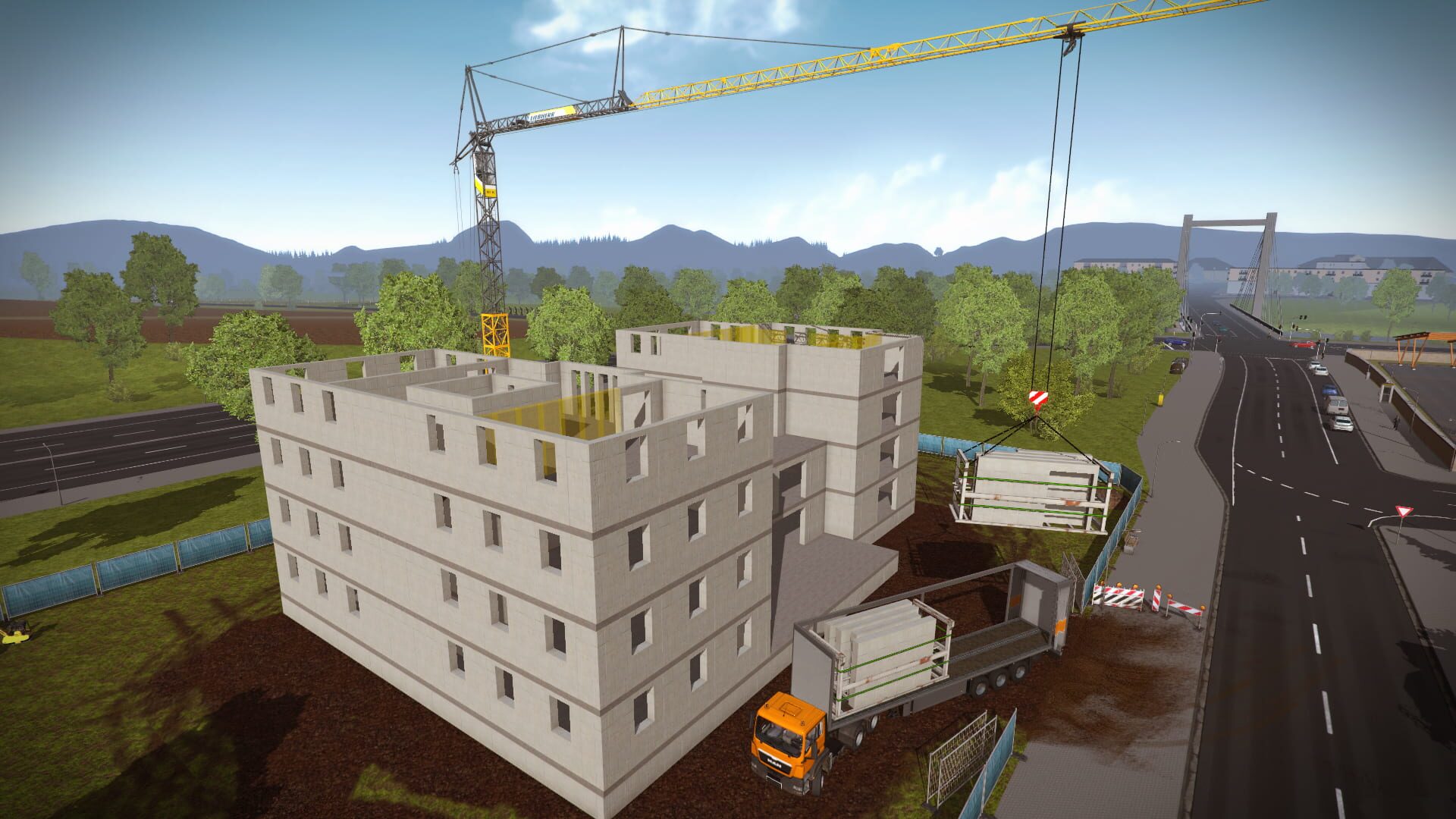 Screenshot for Construction Simulator 2015: St. John's Hospital Fuchsberg