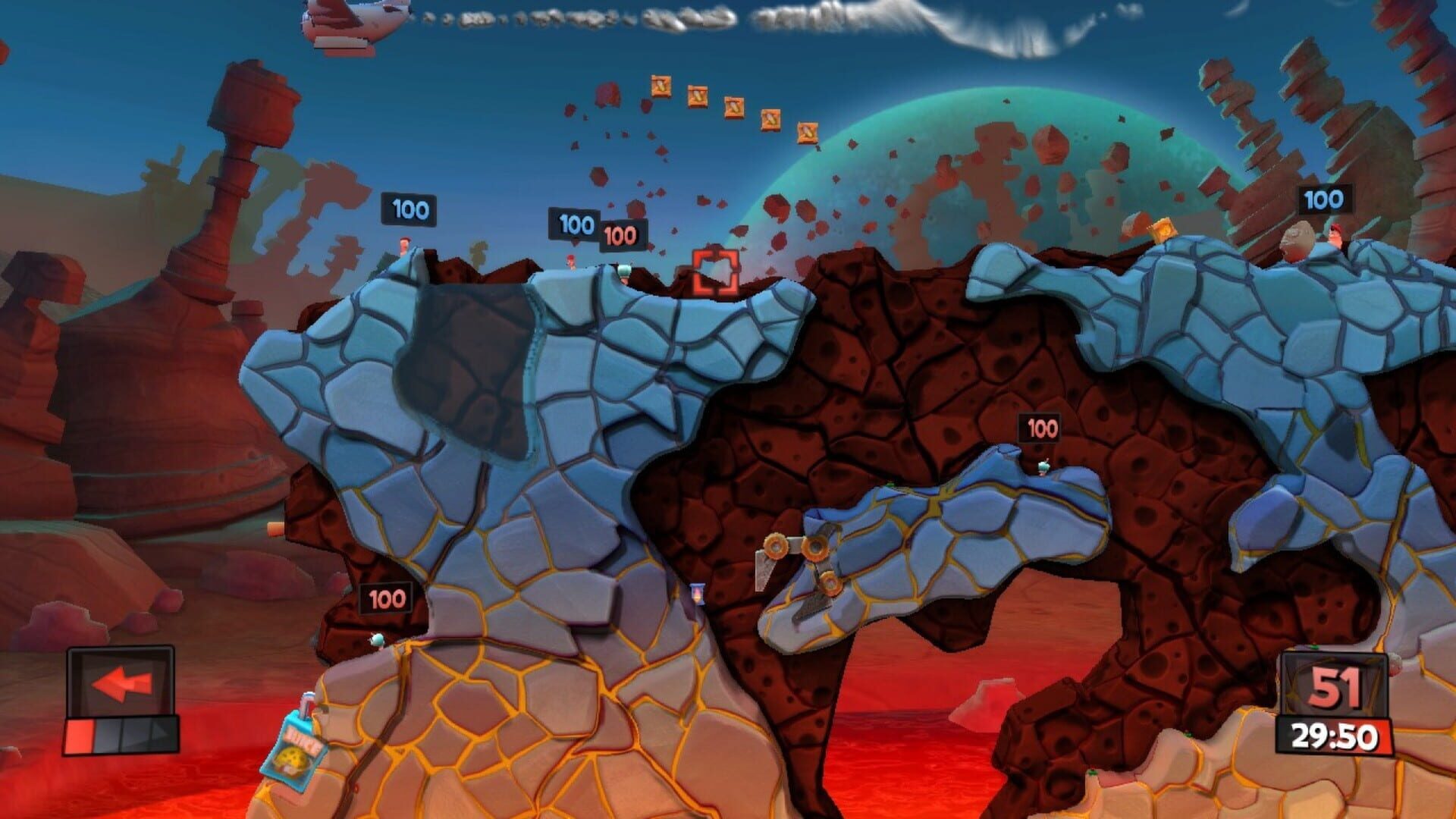 Screenshot for Worms Revolution: Mars Pack