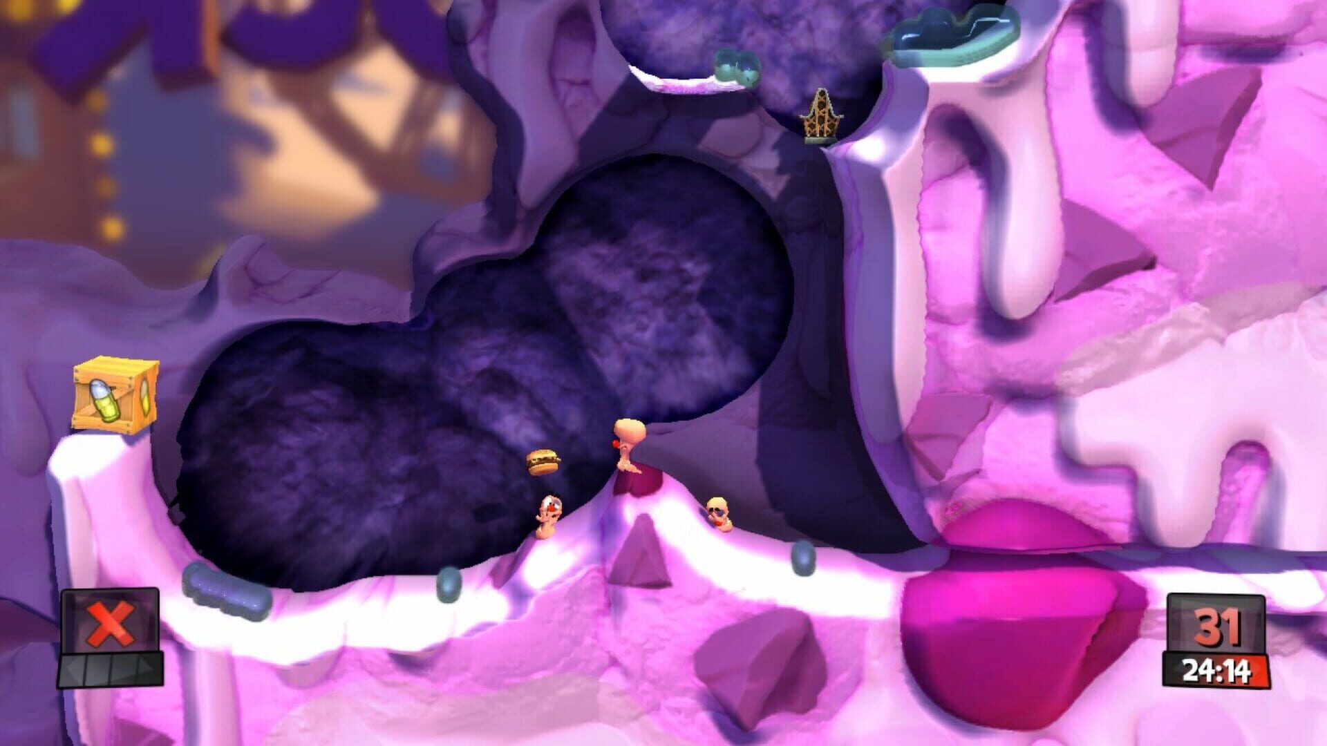 Screenshot for Worms Revolution: Funfair Pack
