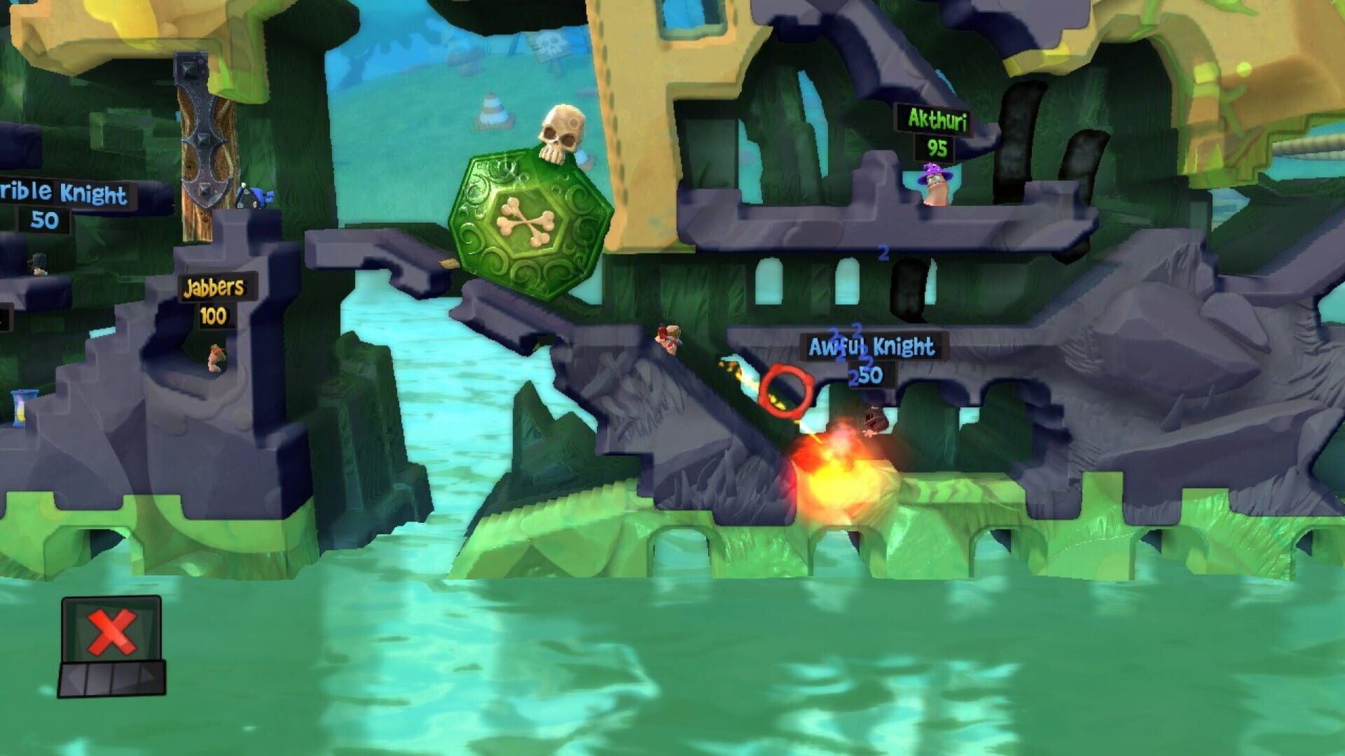 Screenshot for Worms Revolution: Medieval Tales
