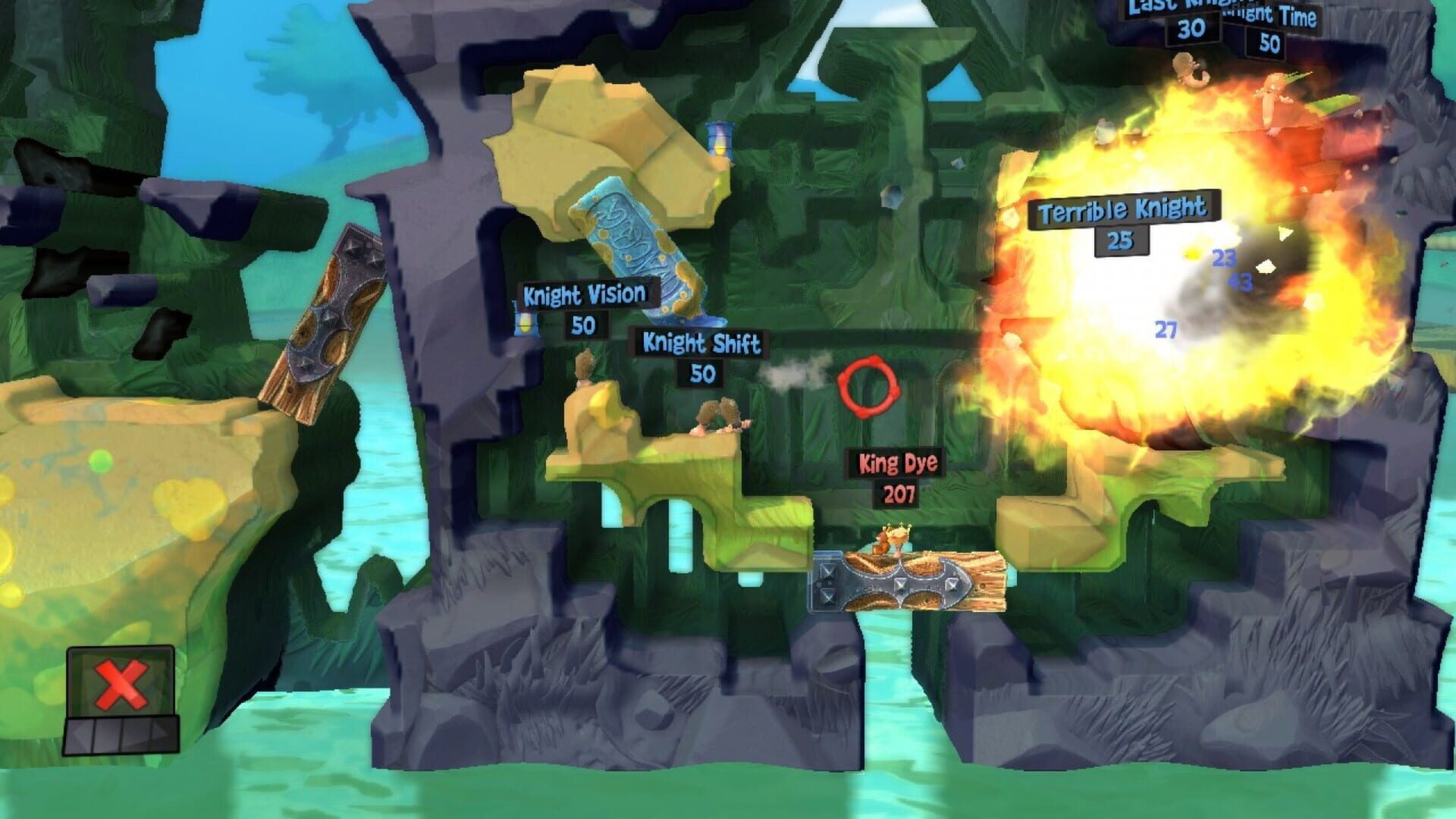 Screenshot for Worms Revolution: Medieval Tales
