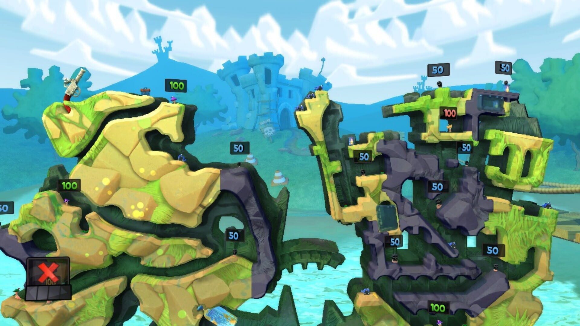 Screenshot for Worms Revolution: Medieval Tales