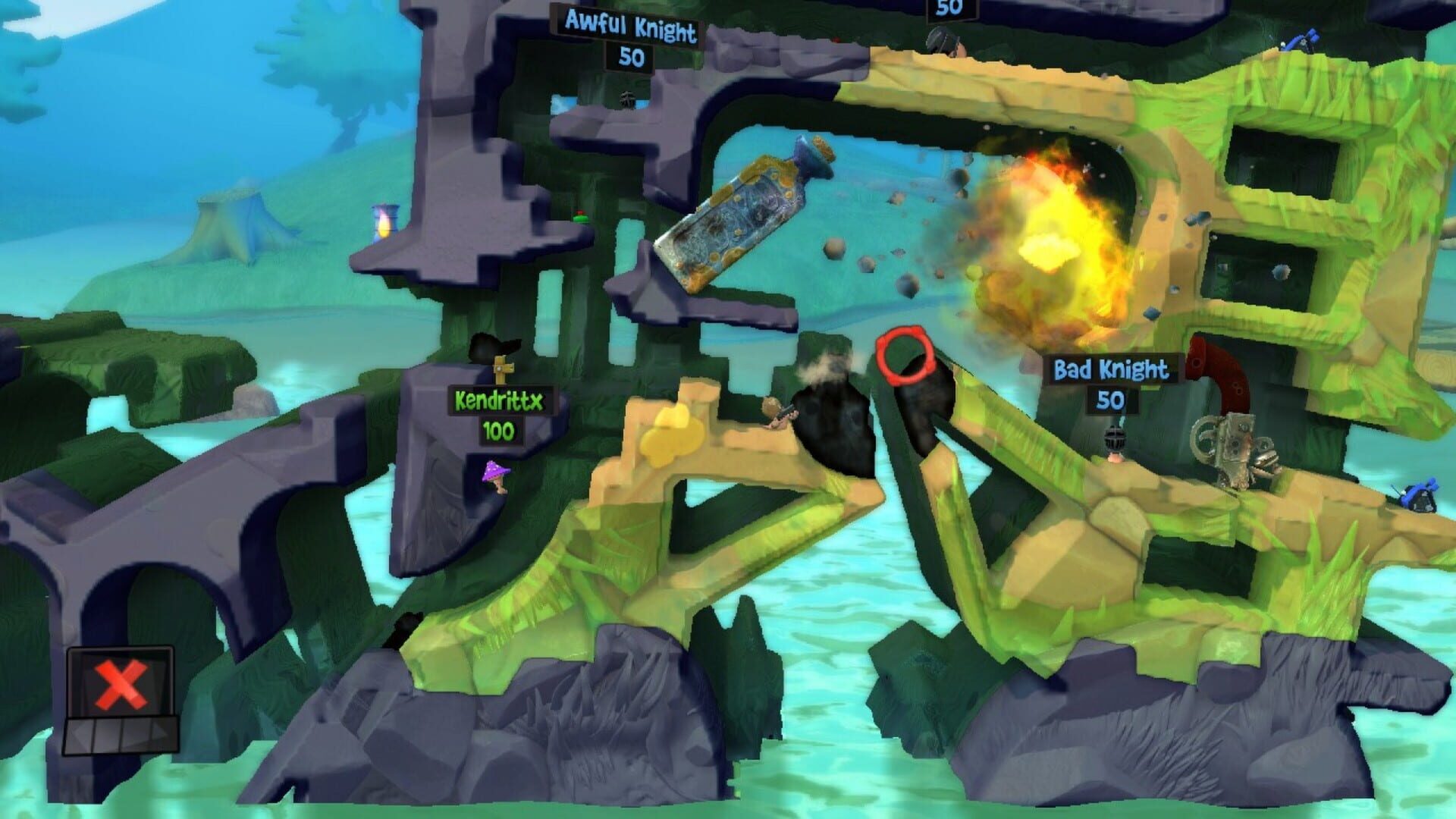 Screenshot for Worms Revolution: Medieval Tales