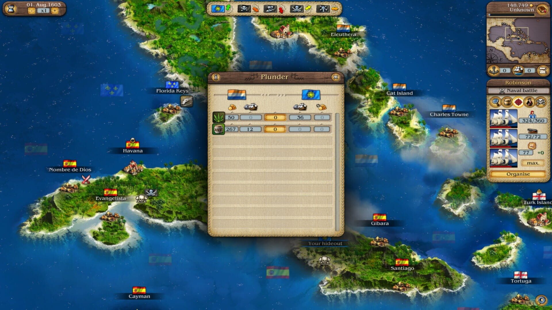 Screenshot for Port Royale 3: Dawn of Pirates