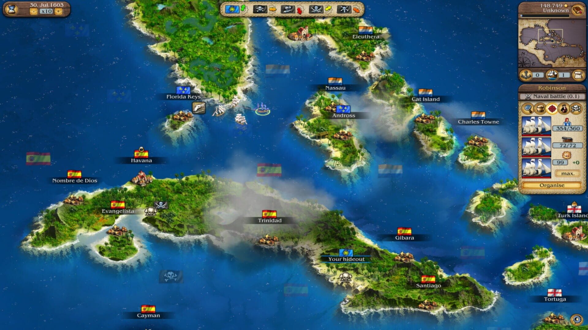 Screenshot for Port Royale 3: Dawn of Pirates