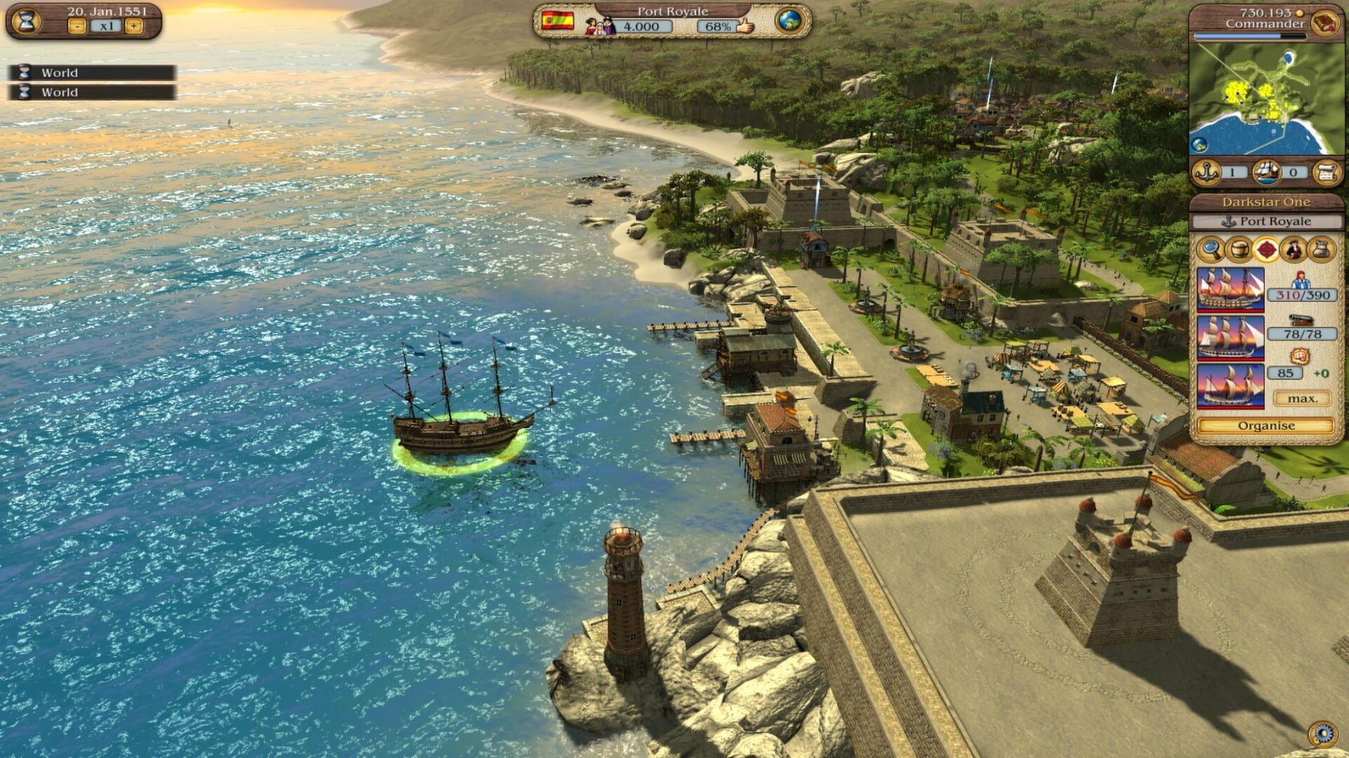 Screenshot for Port Royale 3: New Adventures
