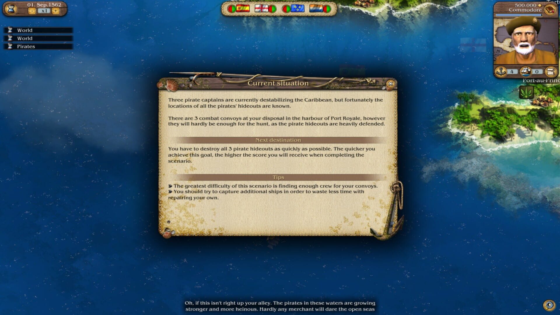 Screenshot for Port Royale 3: New Adventures