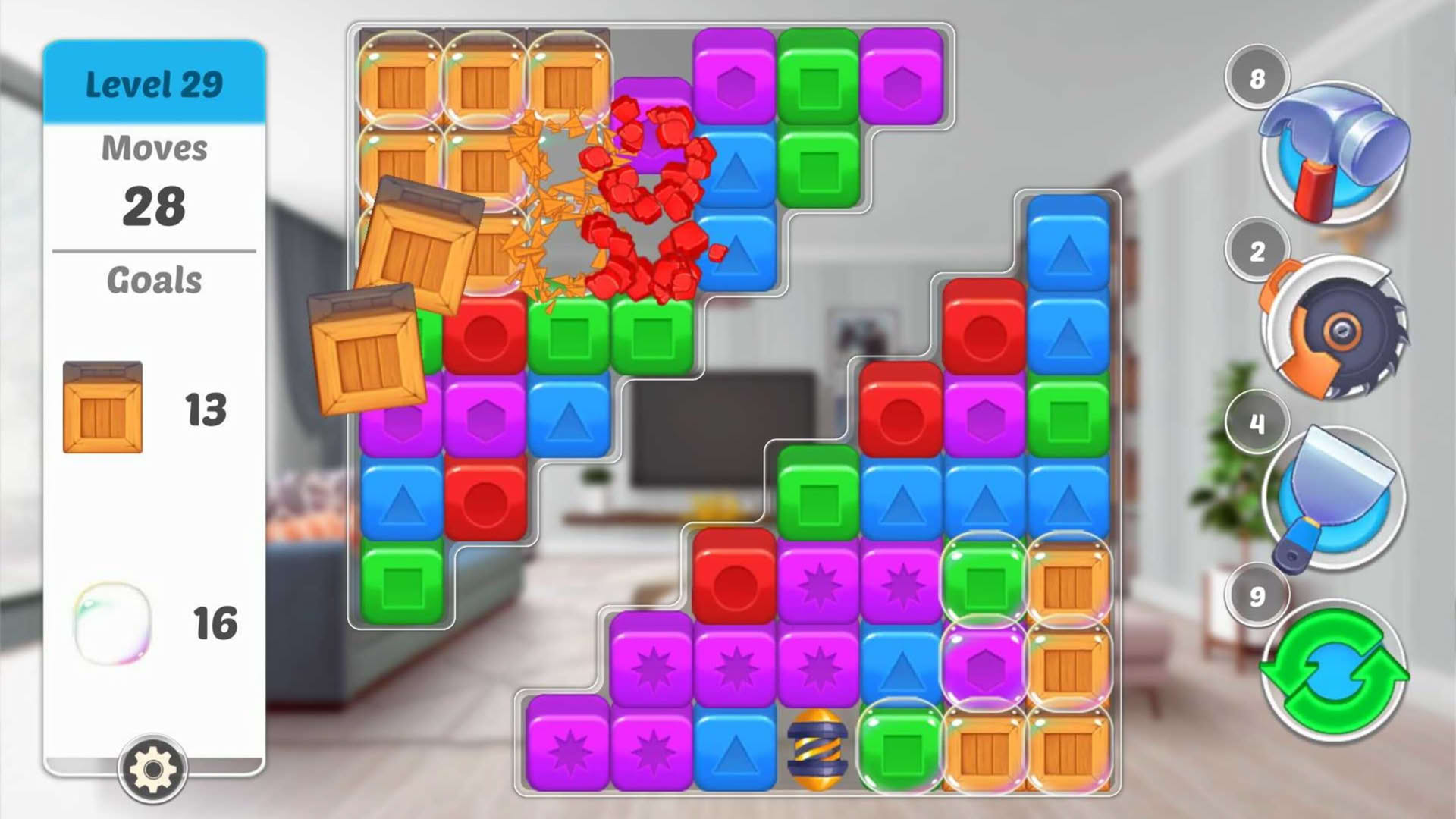 Screenshot for Home Designer: Makeover Blast