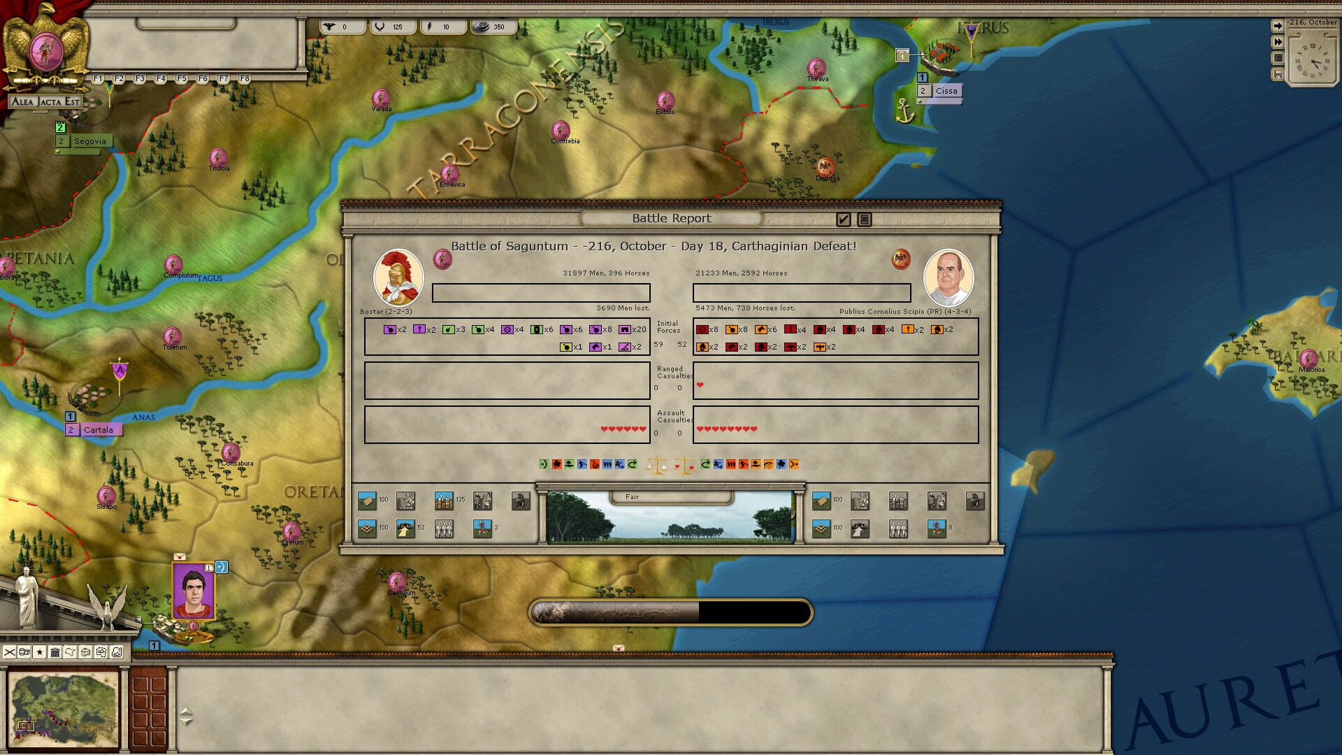 Screenshot for Alea Jacta Est: Hannibal Terror of Rome