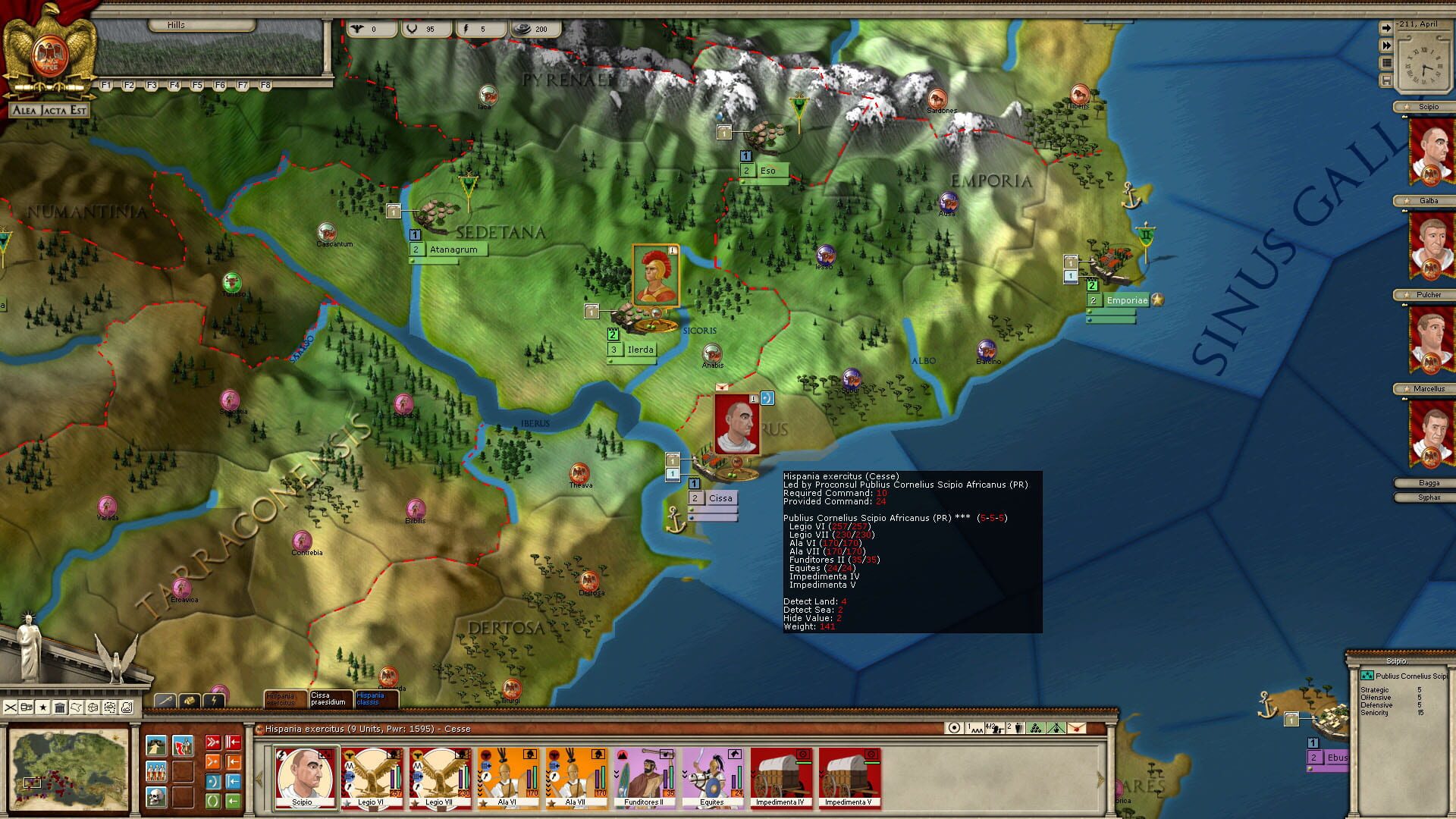 Screenshot for Alea Jacta Est: Hannibal Terror of Rome
