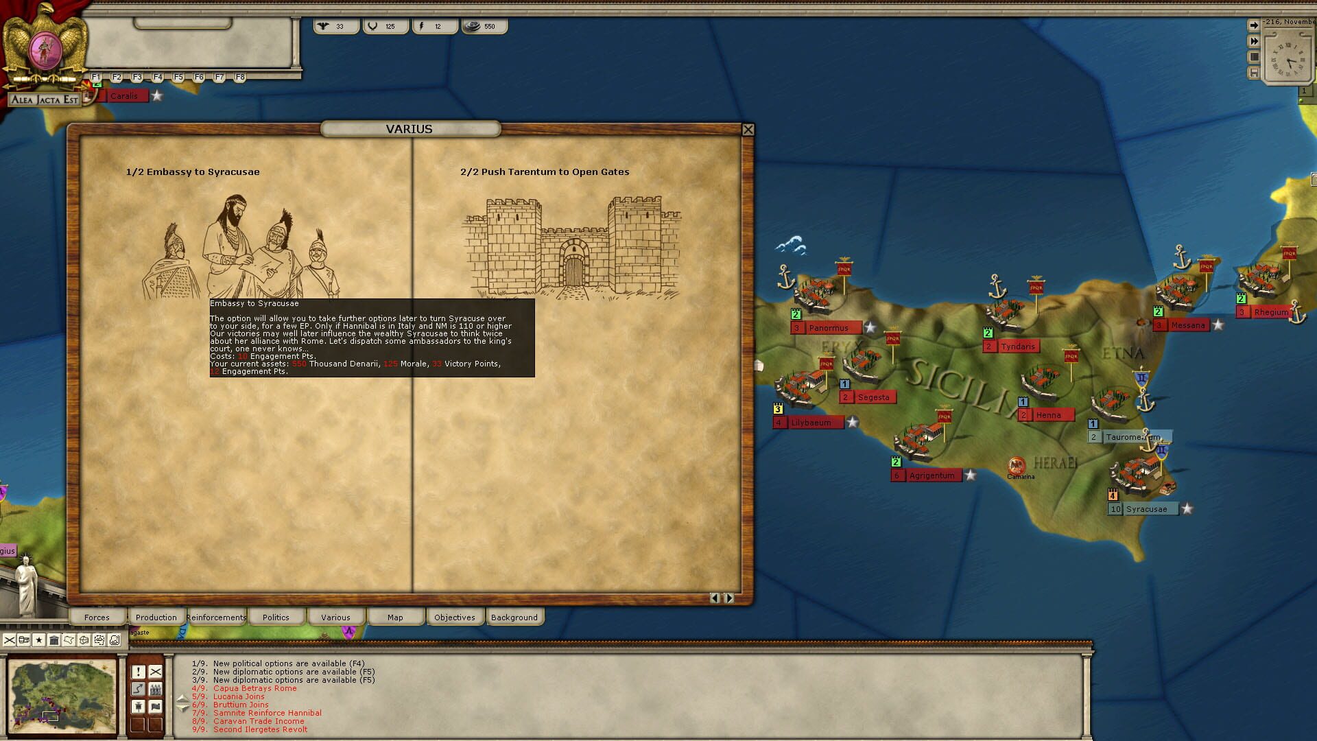 Screenshot for Alea Jacta Est: Hannibal Terror of Rome