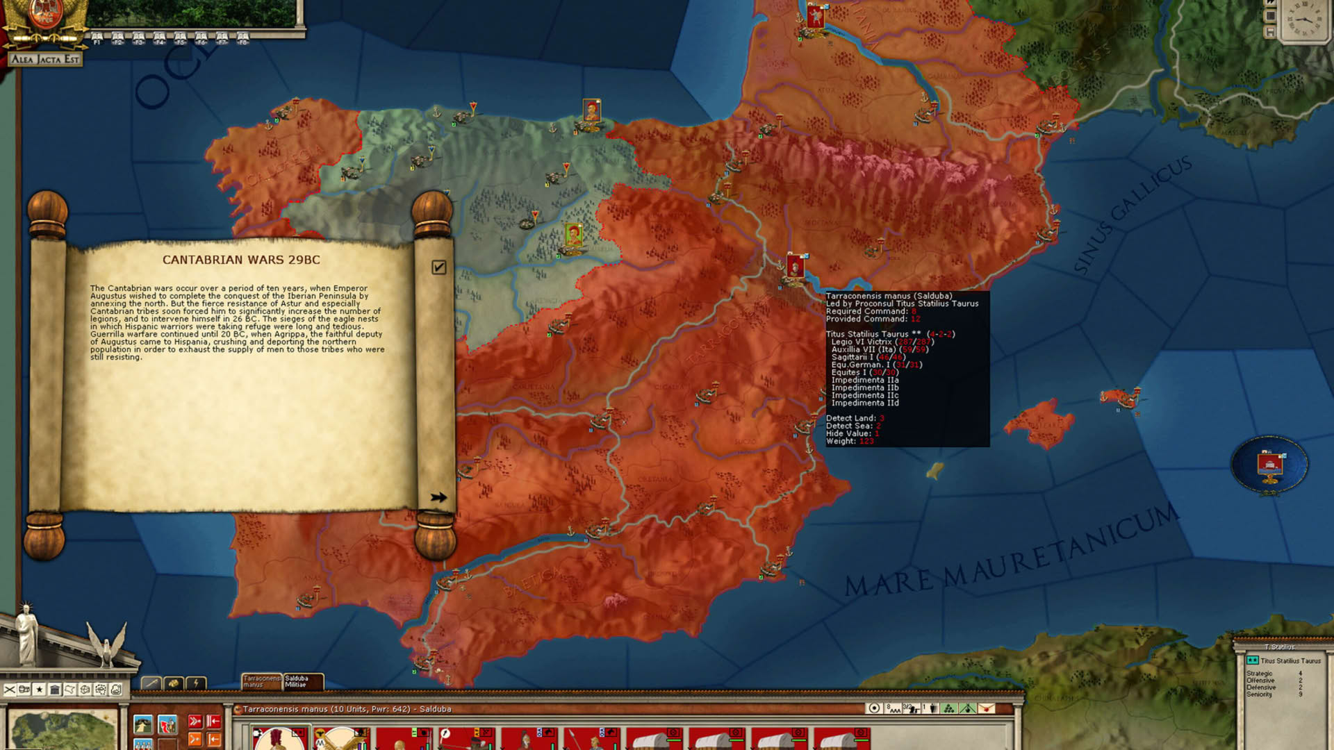 Screenshot for Alea Jacta Est: Cantabrian Wars