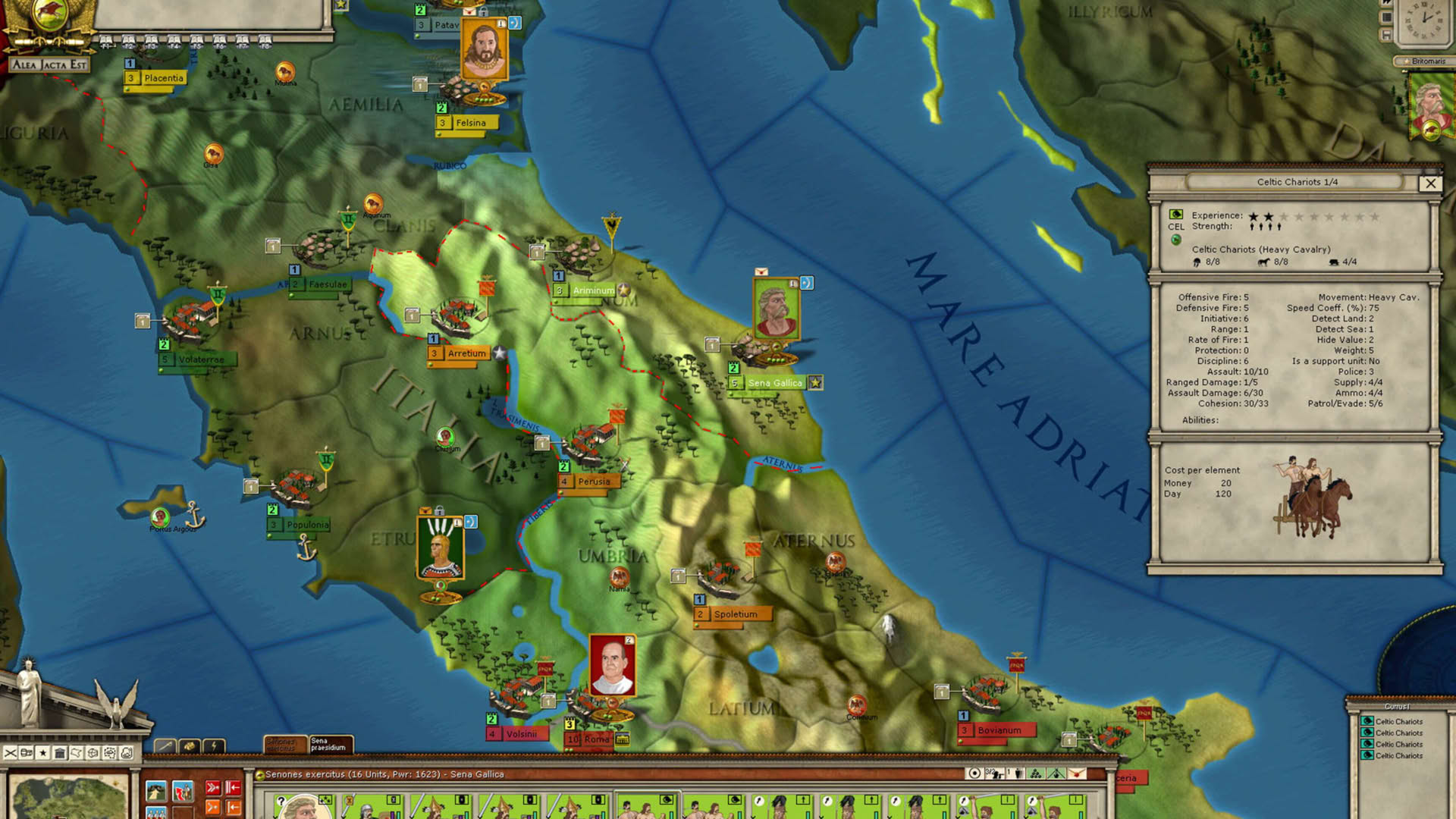Screenshot for Alea Jacta Est: Birth of Rome