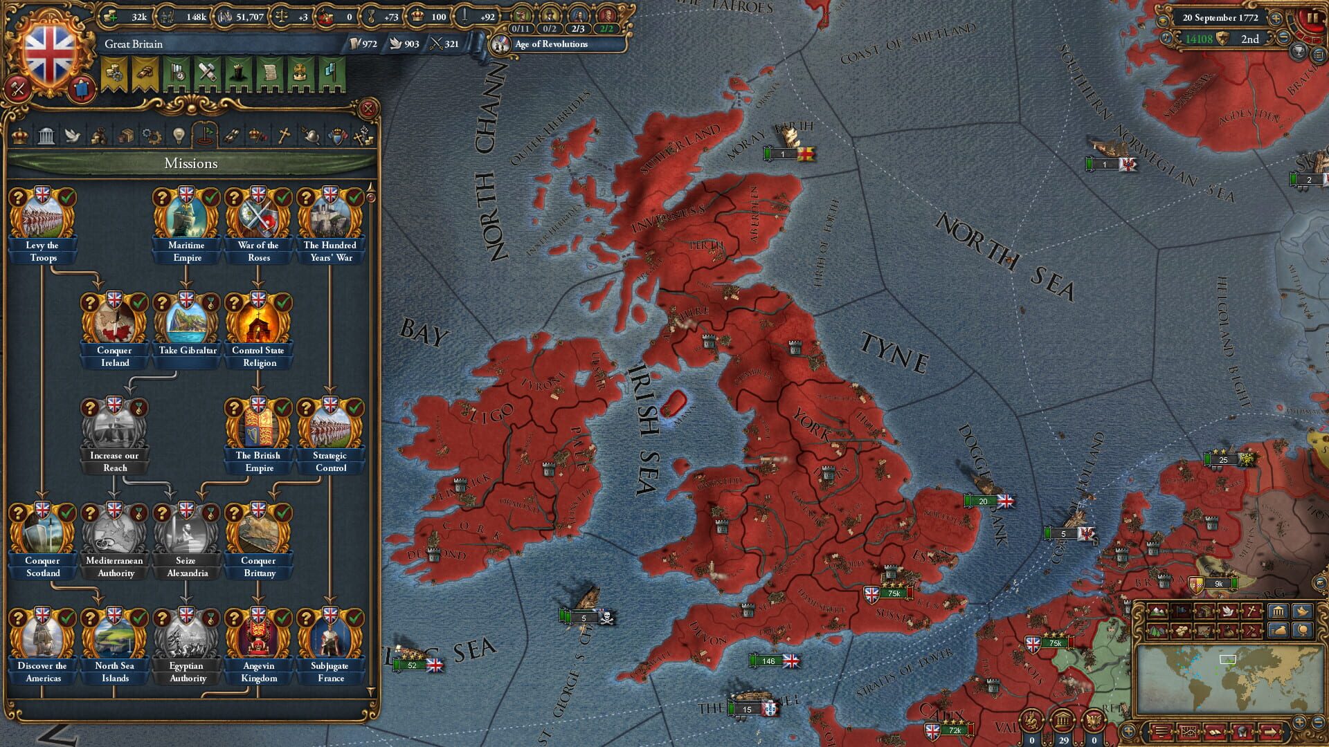 Screenshot for Europa Universalis IV: Rule Britannia - Immersion Pack