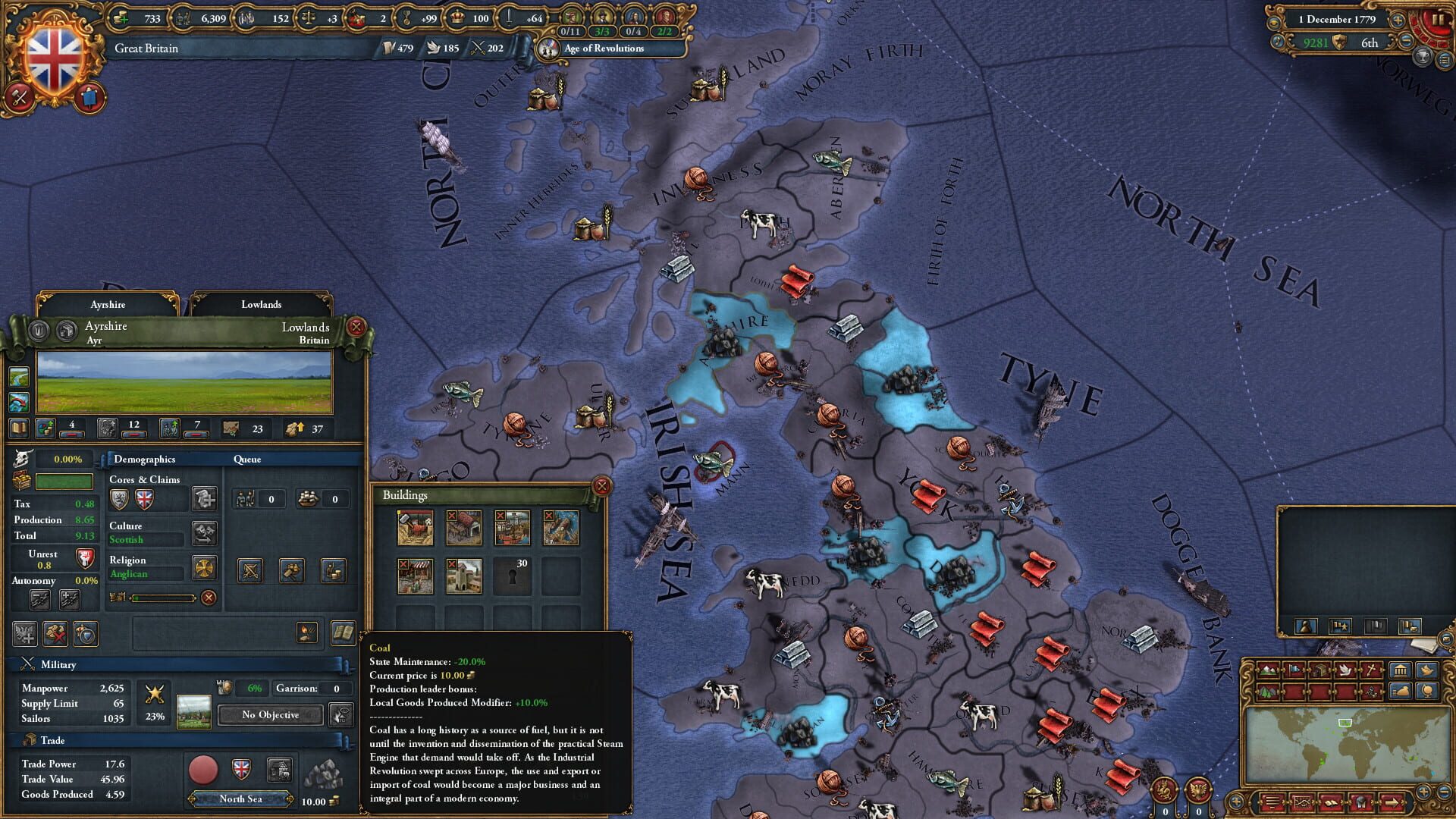 Screenshot for Europa Universalis IV: Rule Britannia - Immersion Pack