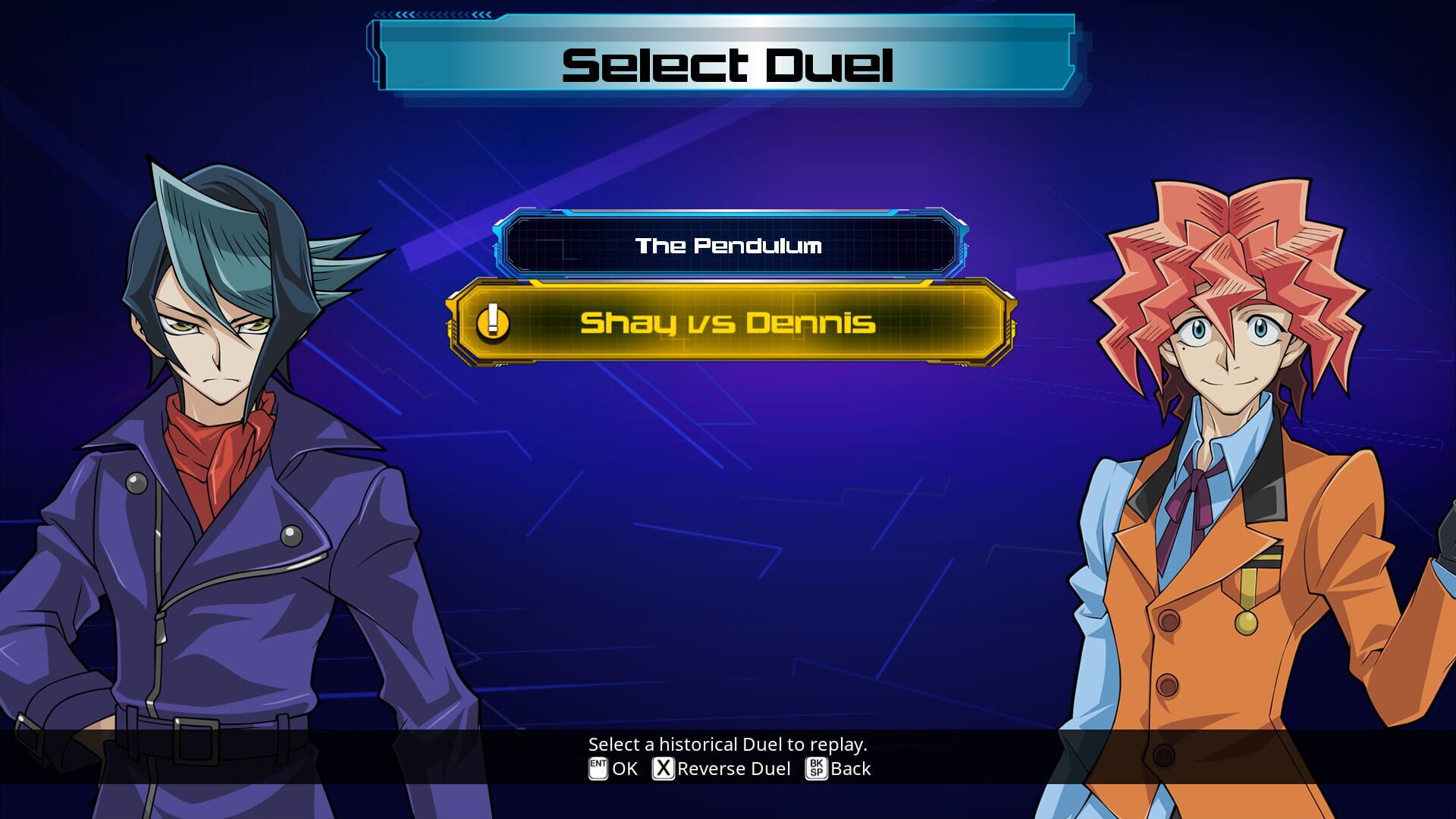 Screenshot for Yu-Gi-Oh! Legacy of the Duelist: Arc-V - Shay vs Dennis