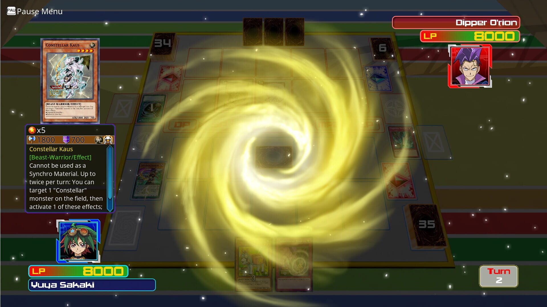 Screenshot for Yu-Gi-Oh! Legacy of the Duelist: Arc-V Sora and Dipper