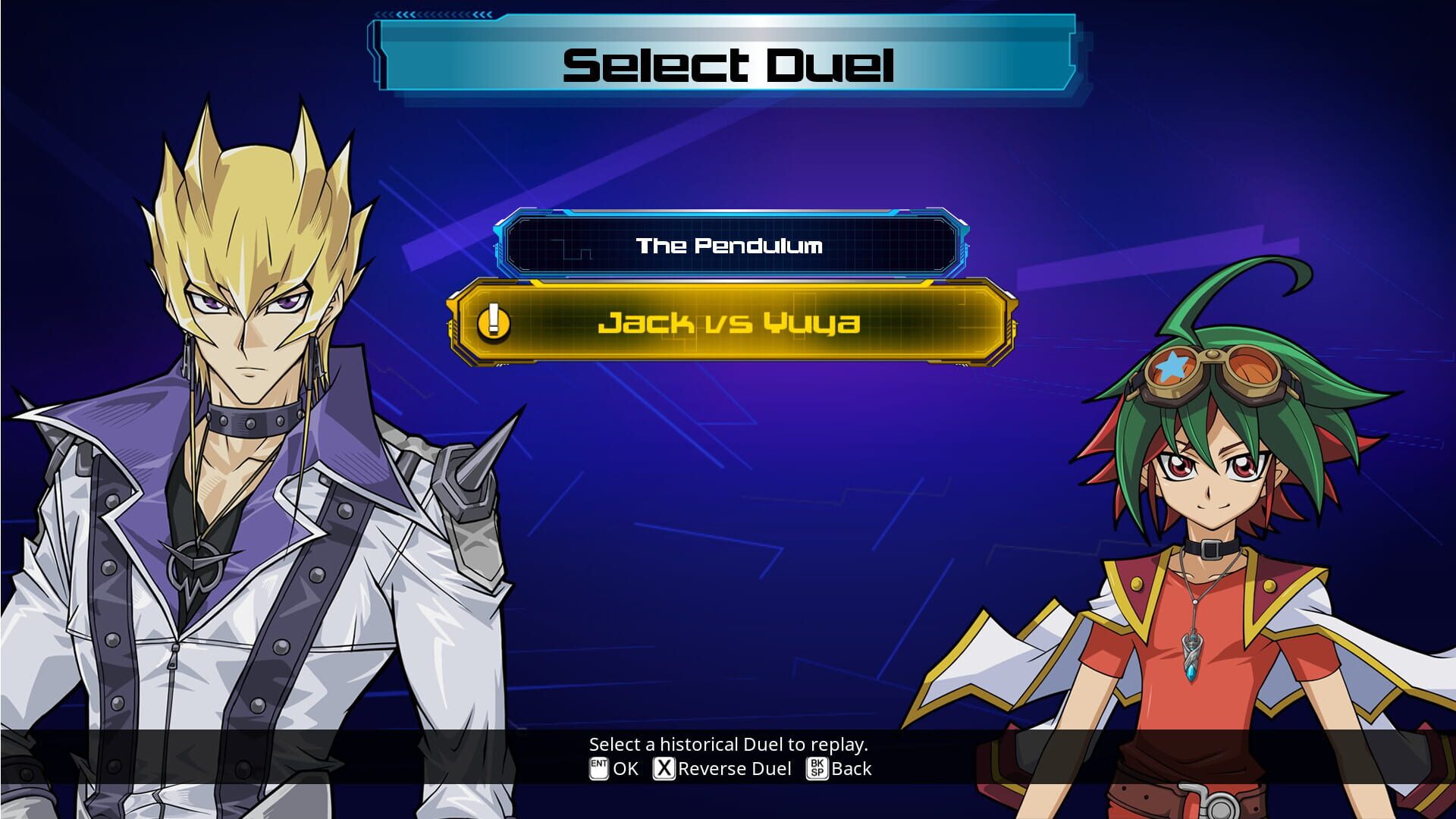 Screenshot for Yu-Gi-Oh! Legacy of the Duelist: Arc-V - Jack Atlas vs Yuya