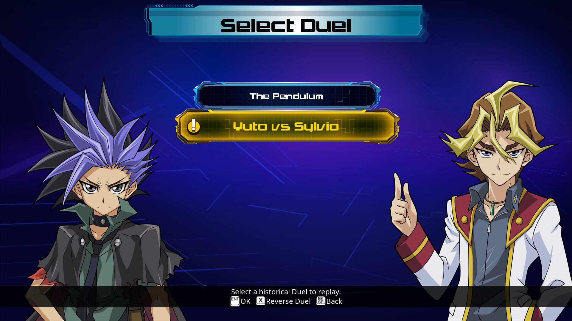 Screenshot for Yu-Gi-Oh! Legacy of the Duelist: Arc-V Yuto v. Sylvio