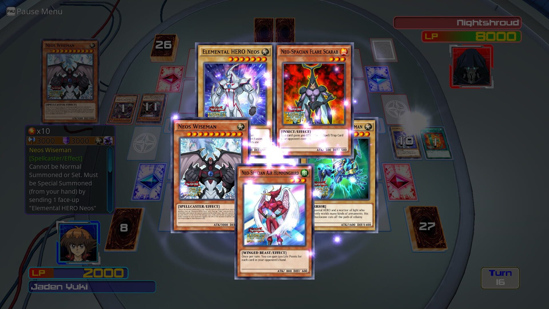 Screenshot for Yu-Gi-Oh! Legacy of the Duelist: GX Lost Duels