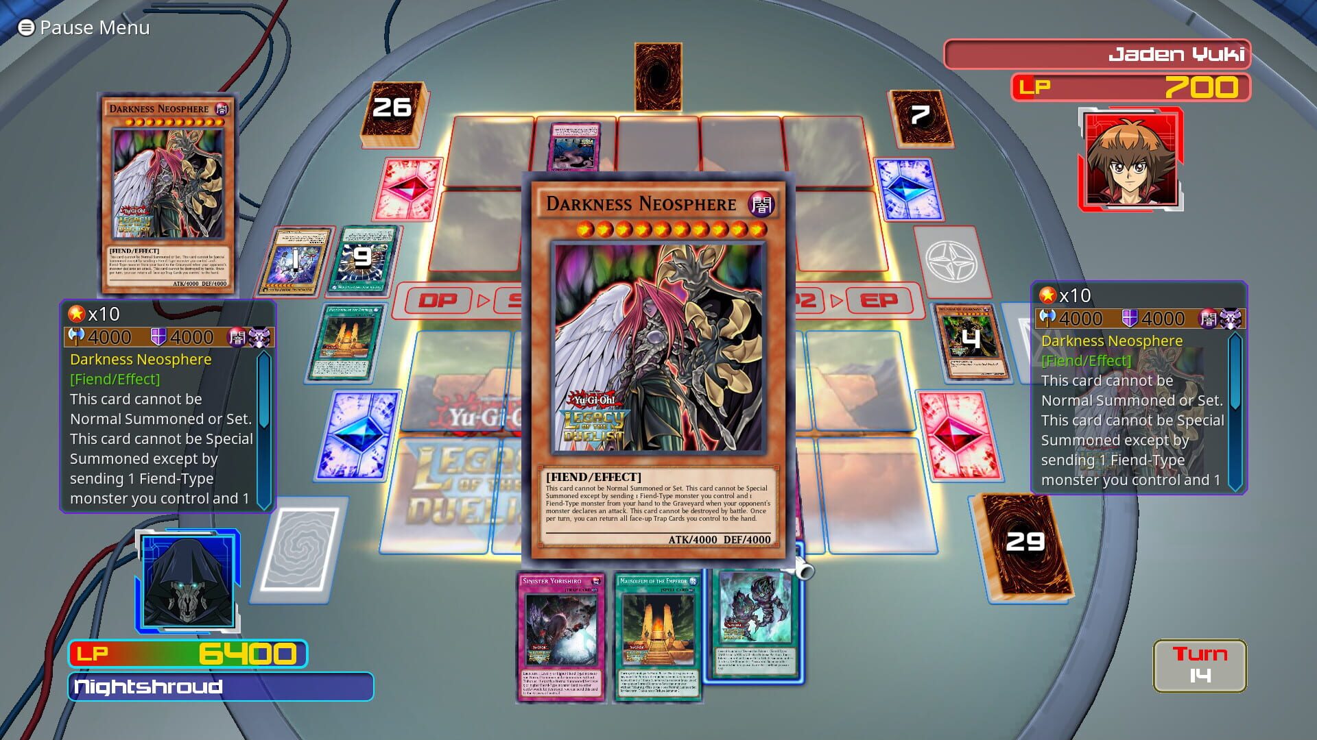 Screenshot for Yu-Gi-Oh! Legacy of the Duelist: GX Lost Duels