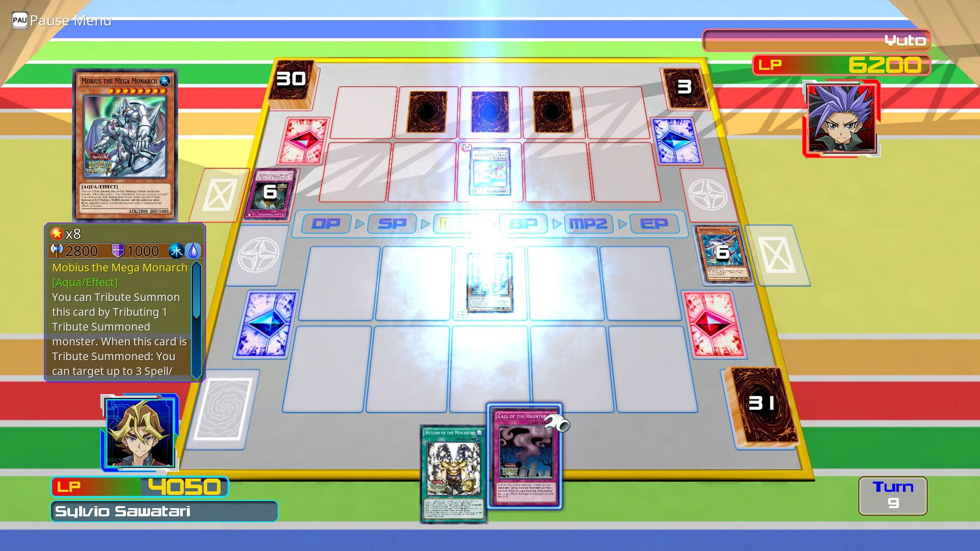 Screenshot for Yu-Gi-Oh! Legacy of the Duelist: Arc-V Yuto v. Sylvio
