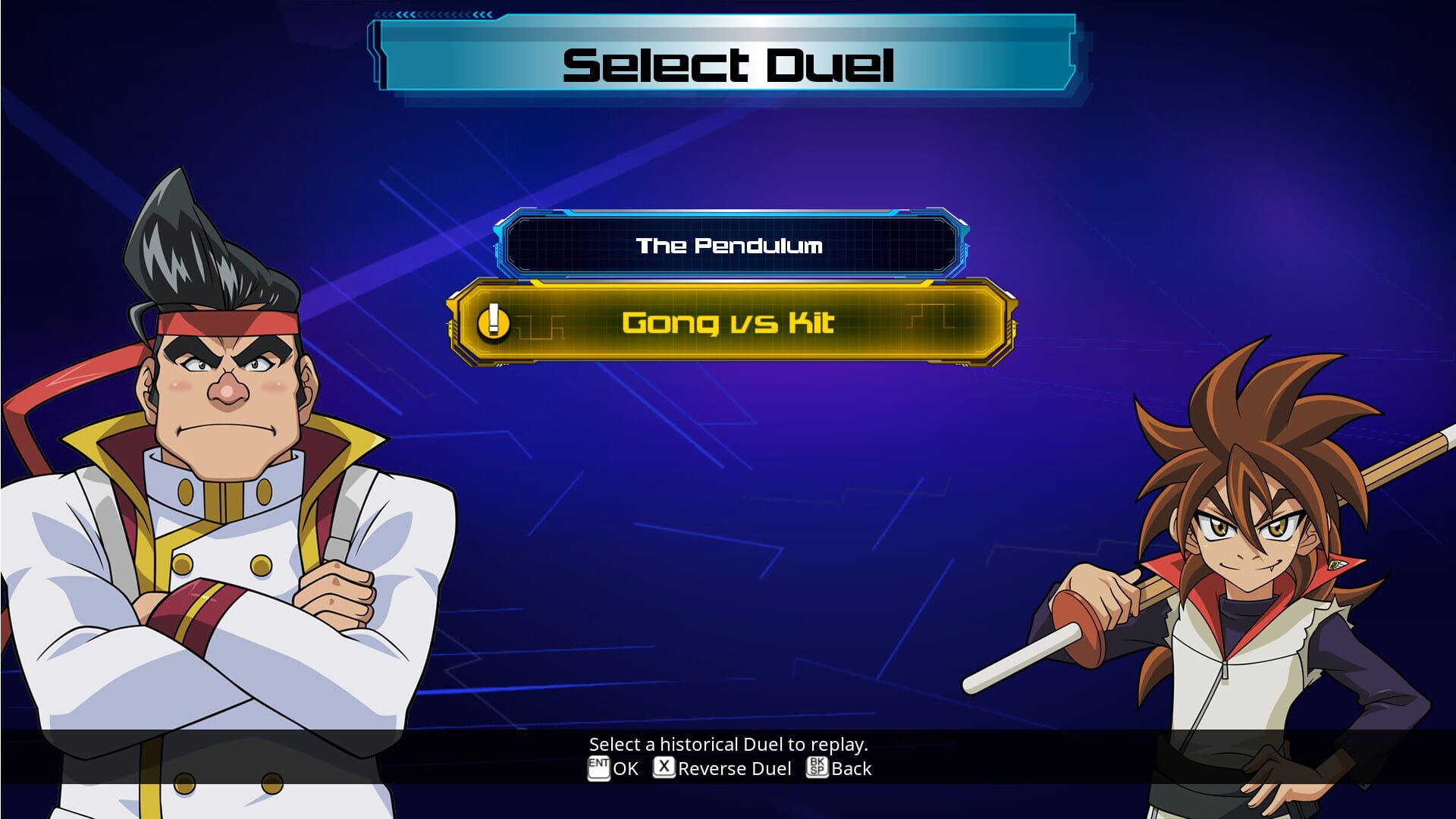 Screenshot for Yu-Gi-Oh! Legacy of the Duelist: Arc-V Gong v. Kit