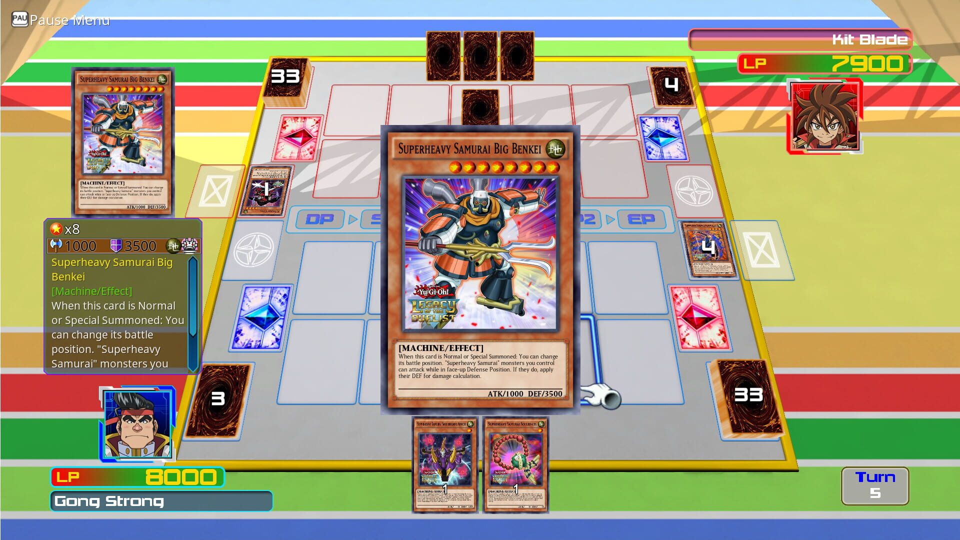 Screenshot for Yu-Gi-Oh! Legacy of the Duelist: Arc-V Gong v. Kit