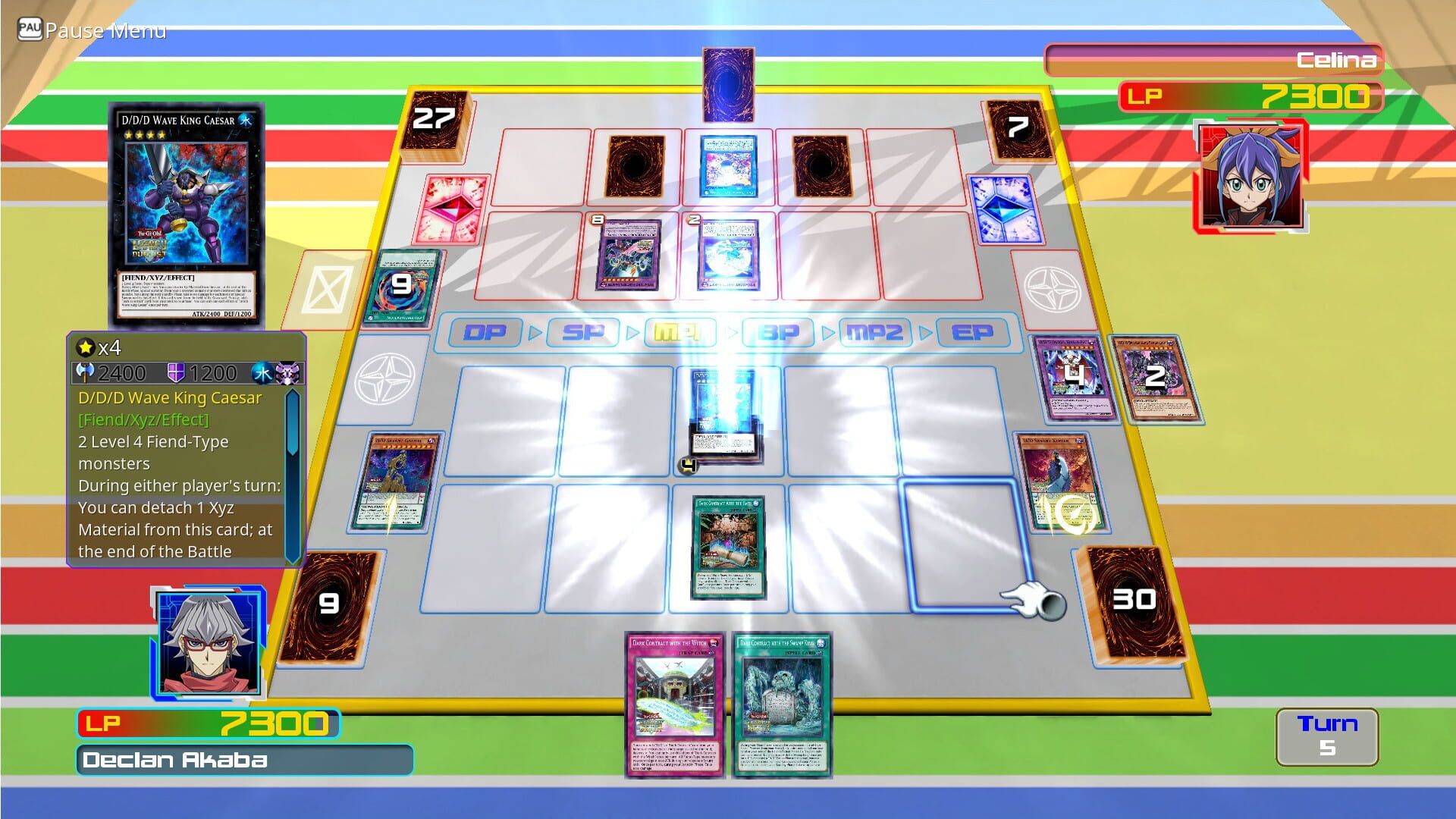 Screenshot for Yu-Gi-Oh! Legacy of the Duelist: Arc-V - Declan vs Celina