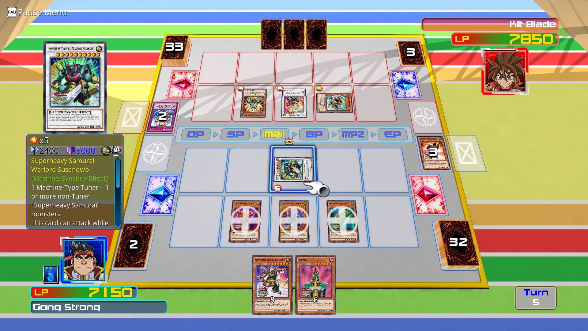 Screenshot for Yu-Gi-Oh! Legacy of the Duelist: Arc-V Gong v. Kit