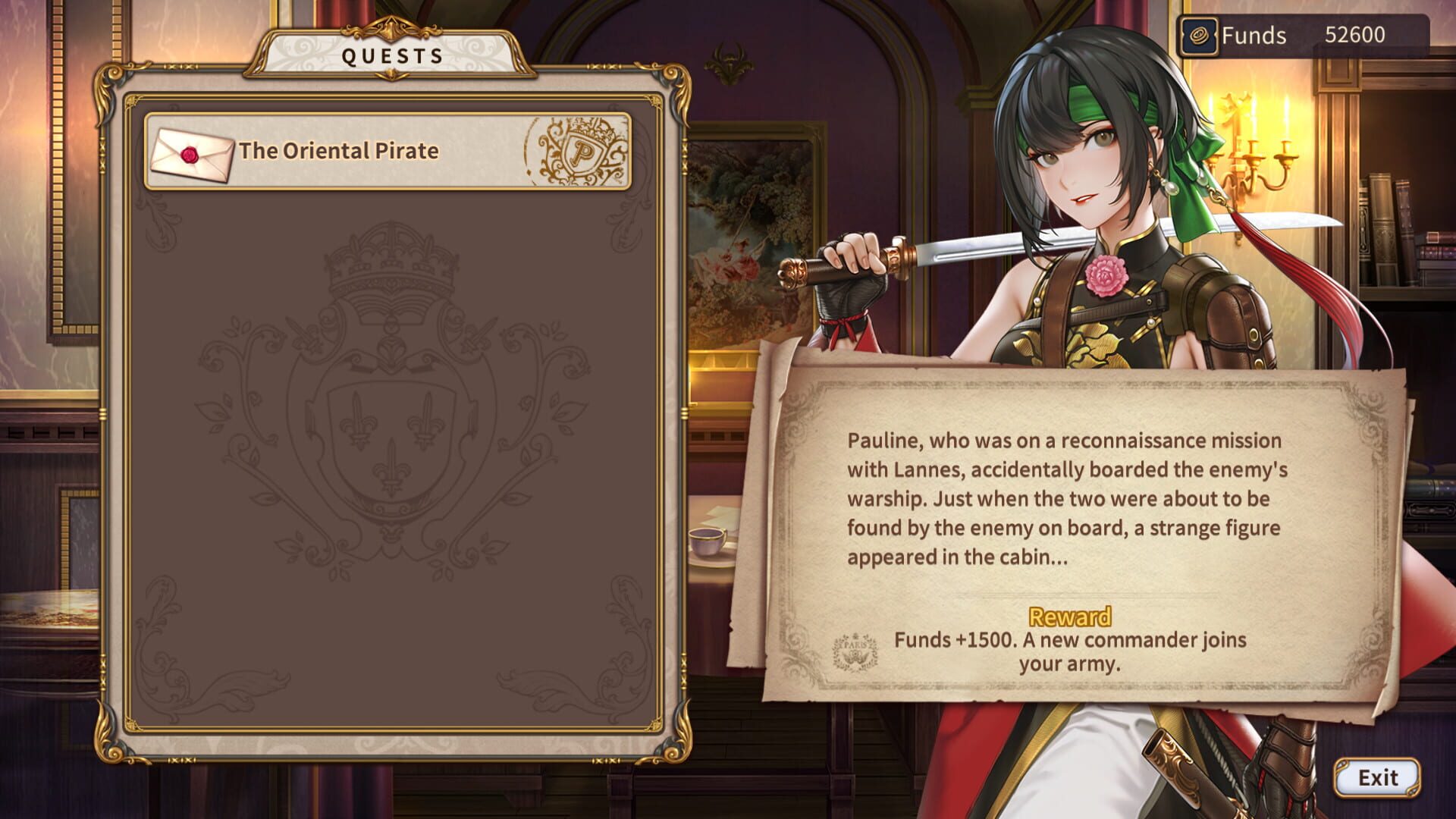 Screenshot for Banner of the Maid: The Oriental Pirate