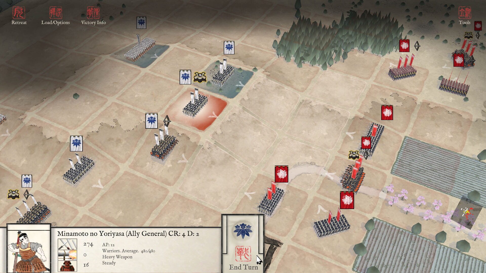 Screenshot for Sengoku Jidai: Gempei Kassen