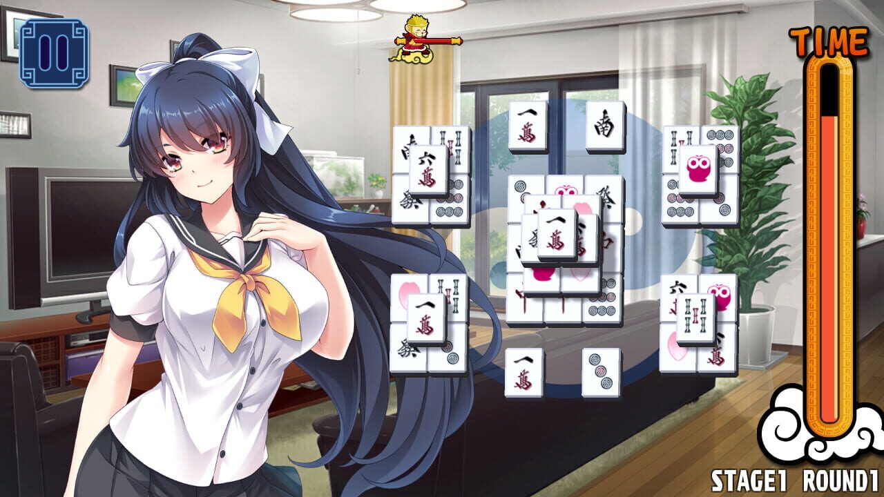 Screenshot for Pretty Girls Mahjong Solitaire: Blue